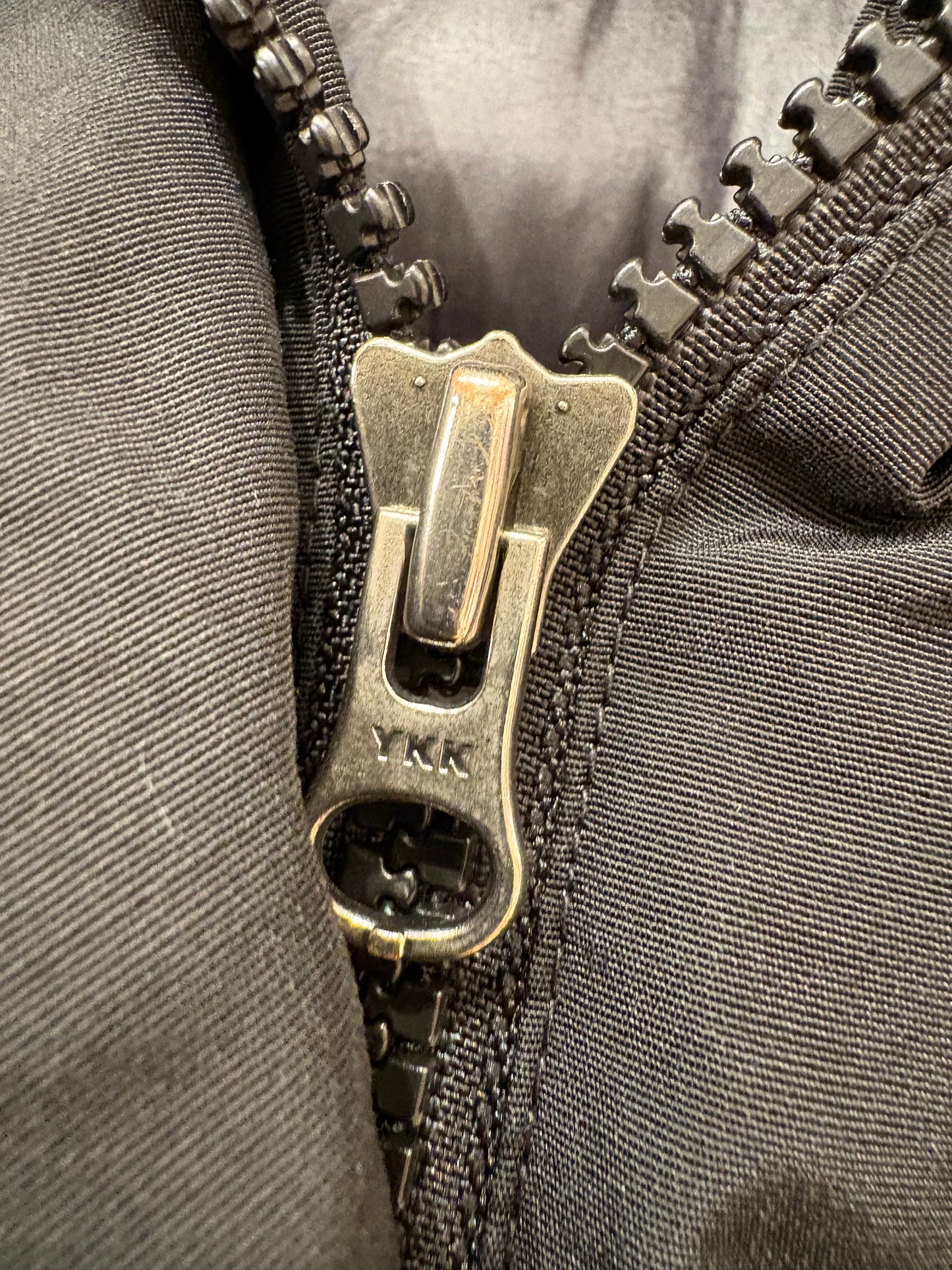 Woolrich parka Bow Bridge nero in tessuto Ramar e pelliccia vera tg44