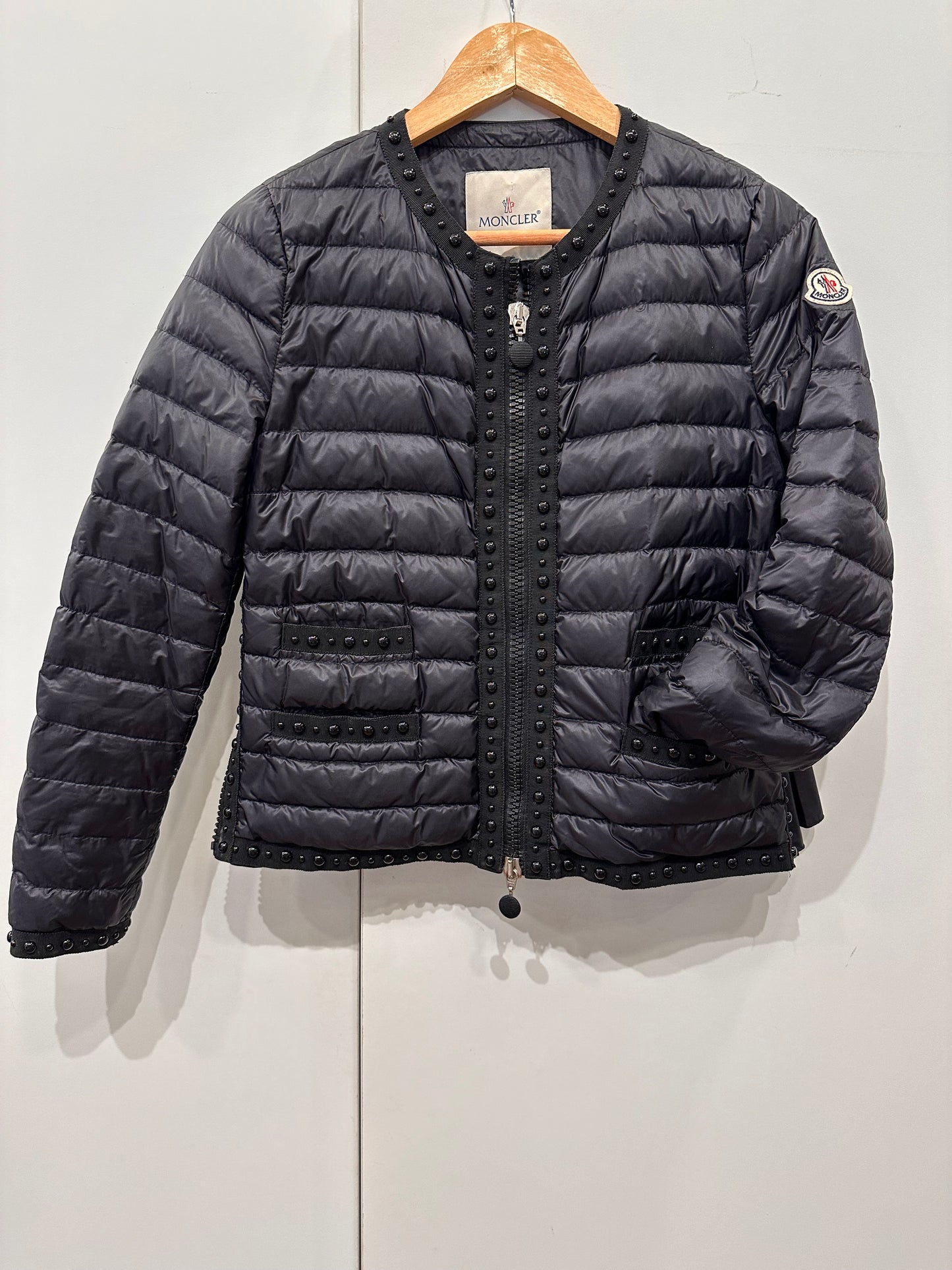 Moncler nero mezzo peso