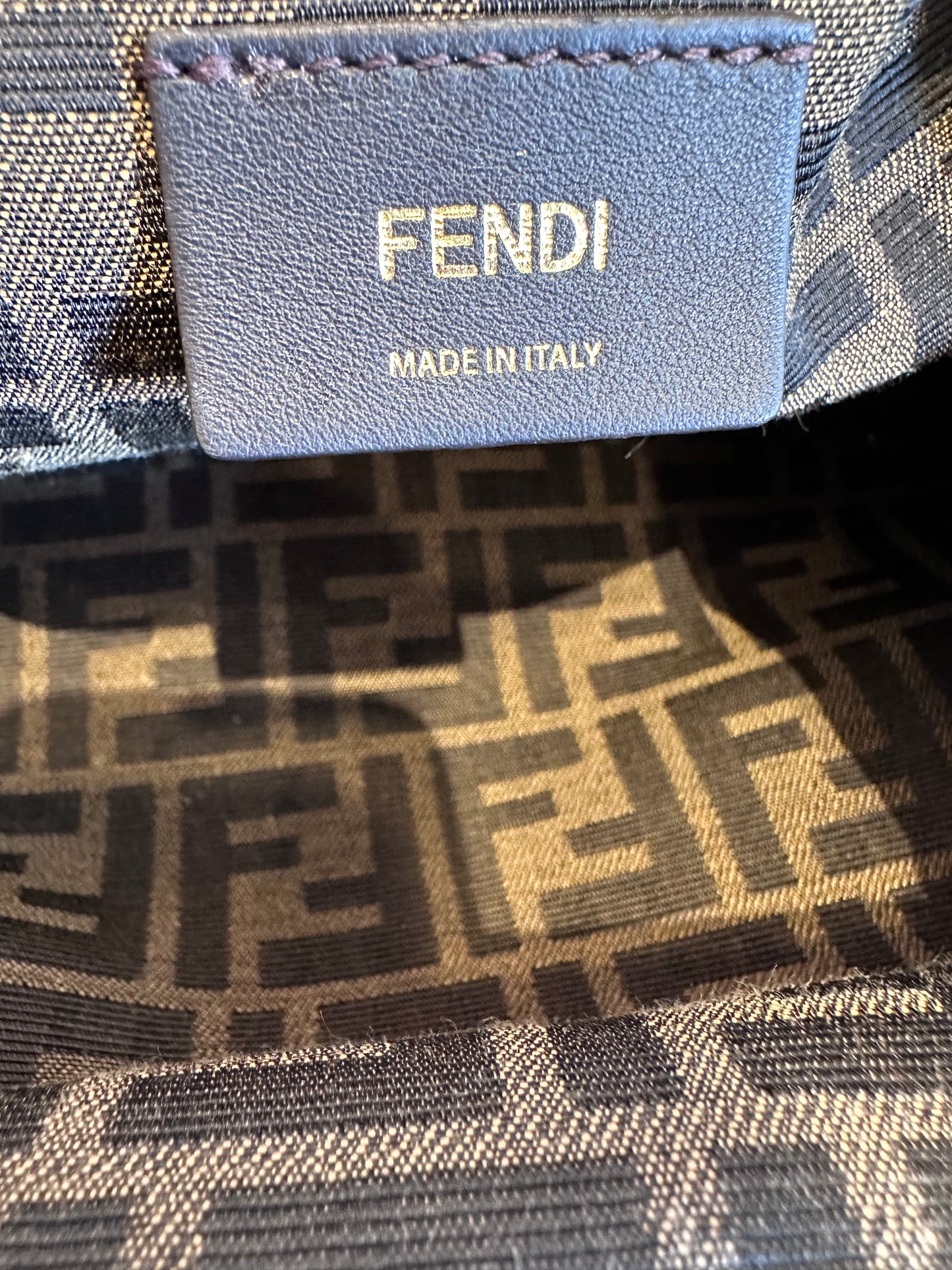 FENDI First media in pelle tortora