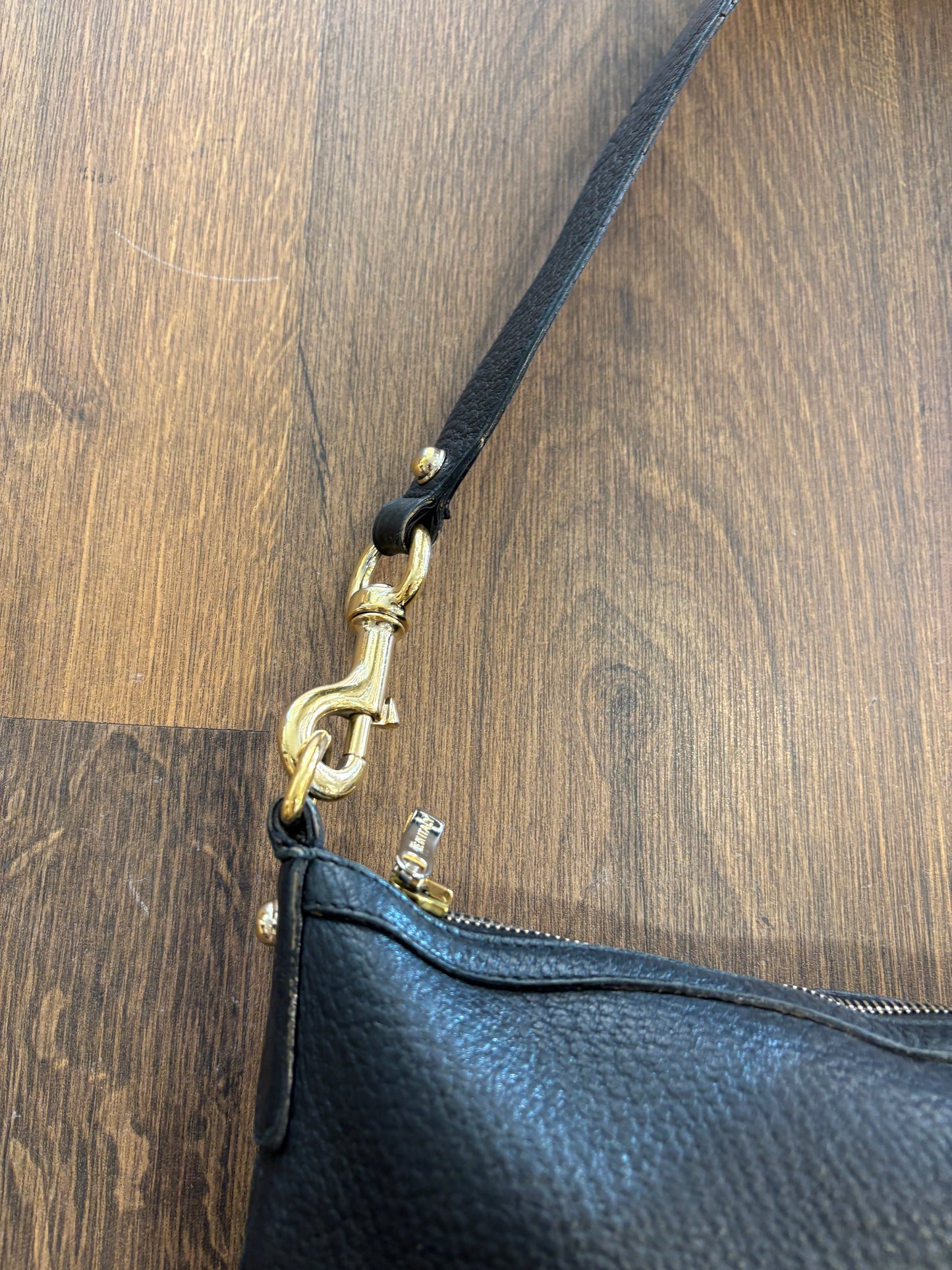 Gucci Borsa Hobo Gucci Vintage Blondie in Pelle Nera con Banda Web
