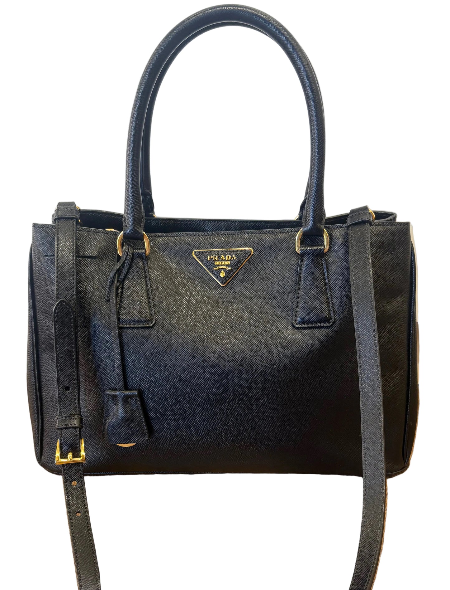 Prada Galleria Medium in Pelle Saffiano Nero