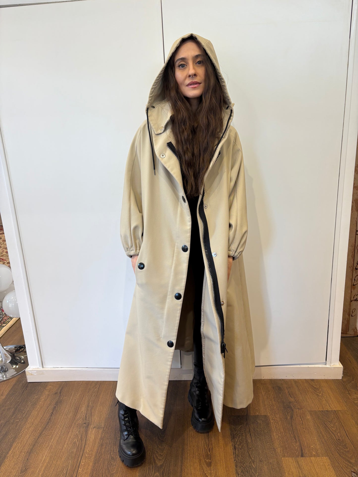 Prada trench oversize 40