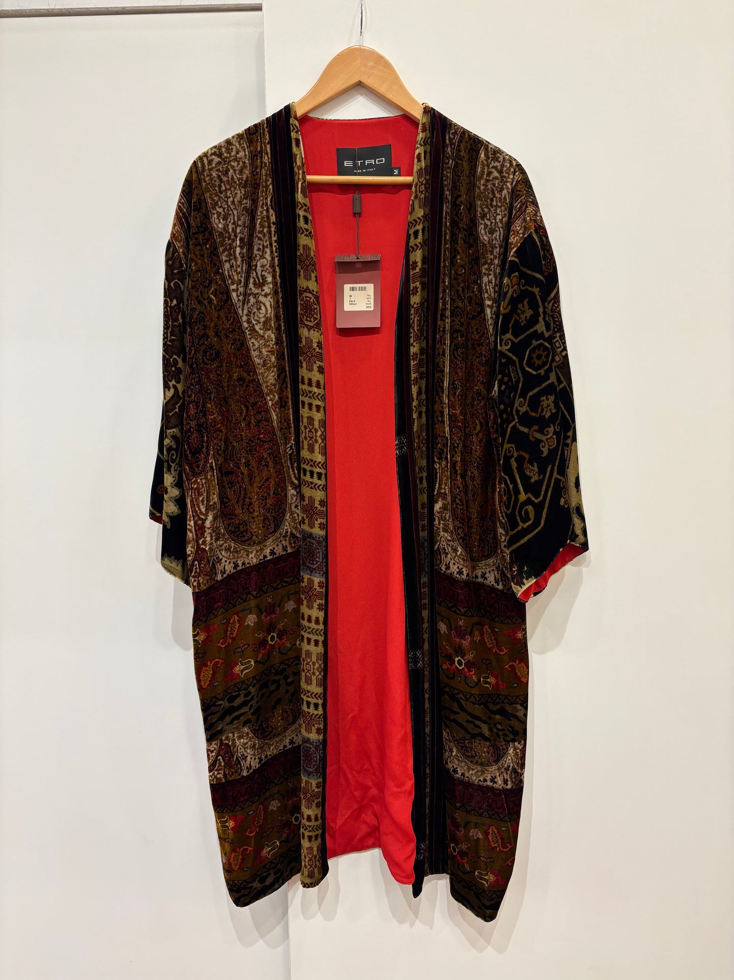 Etro soprabito velluto tgM nuovo