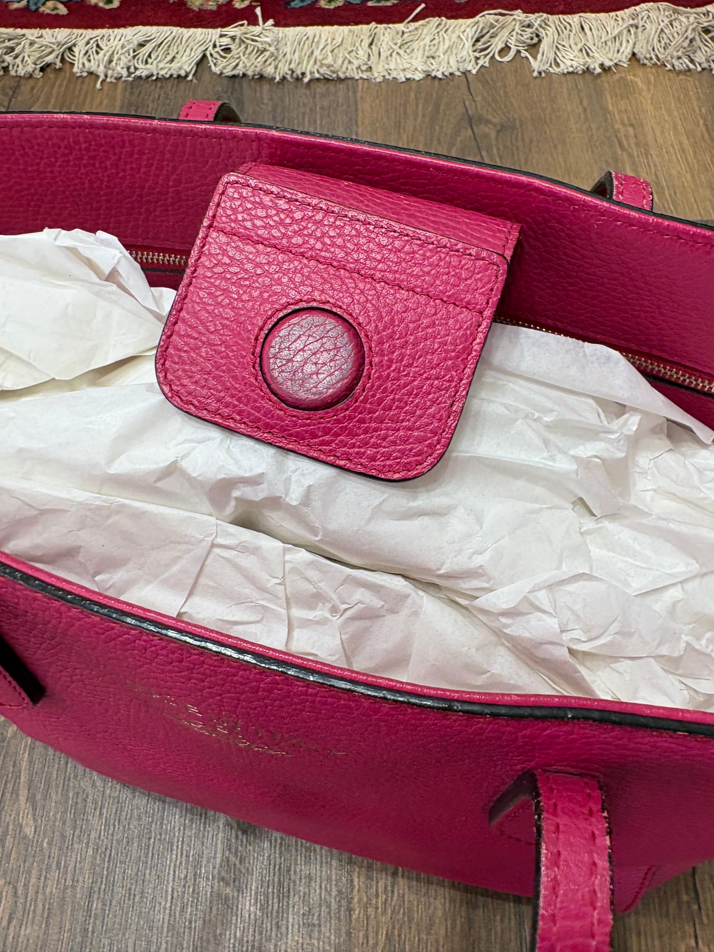Gucci Swing  Tote bag in pelle fucsia