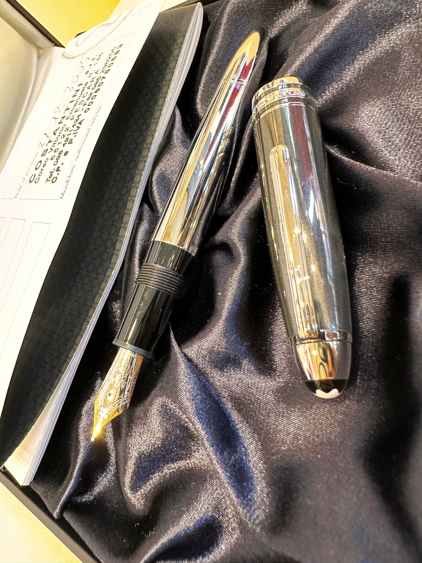 MONTBLANC MEISTERSTÜCK SOLITAIRE STILOGRAFICA 146 LE GRAND ACCIAIO