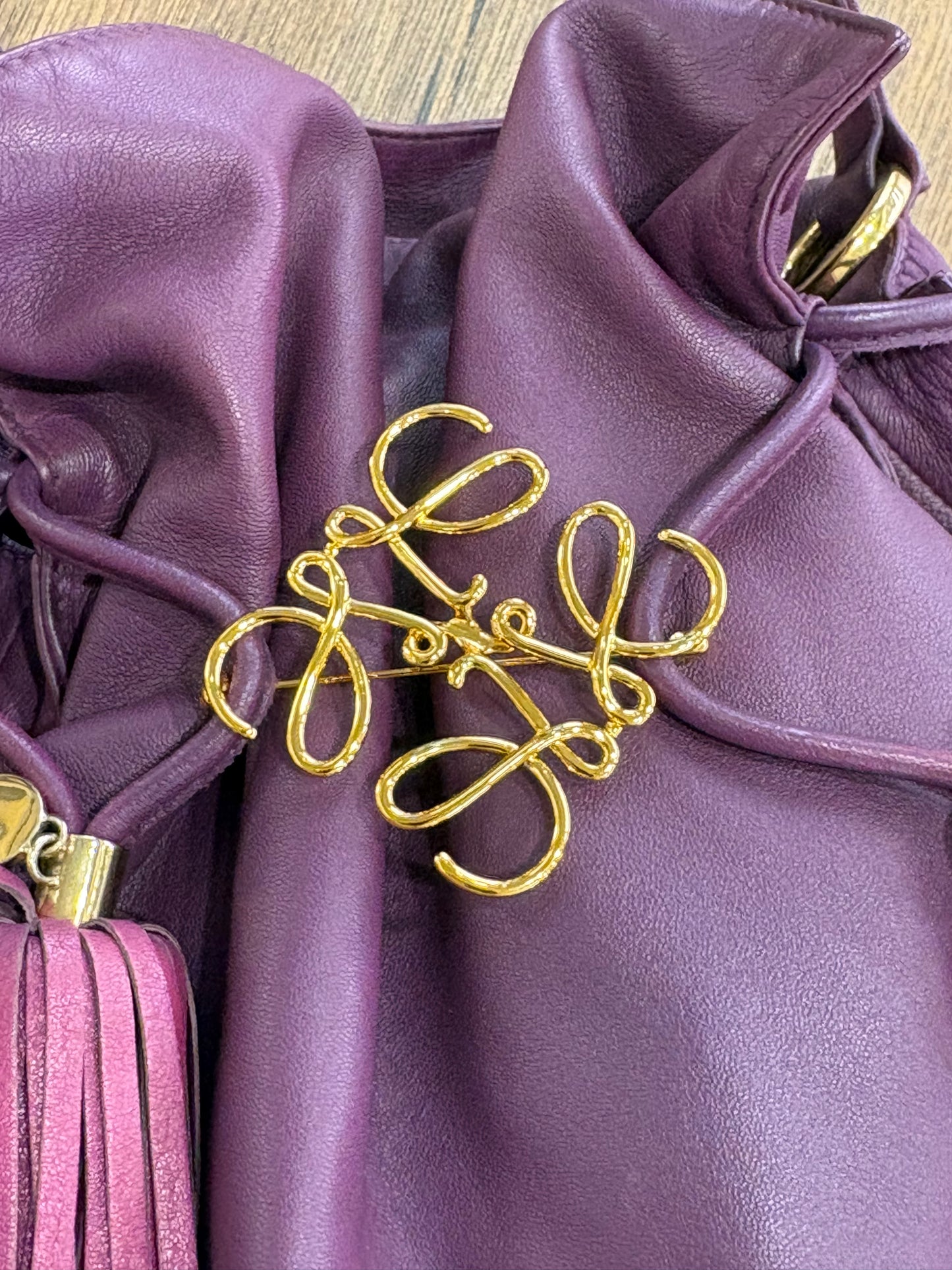 Loewe Flamenco Anagram Tassel Shoulder Bag