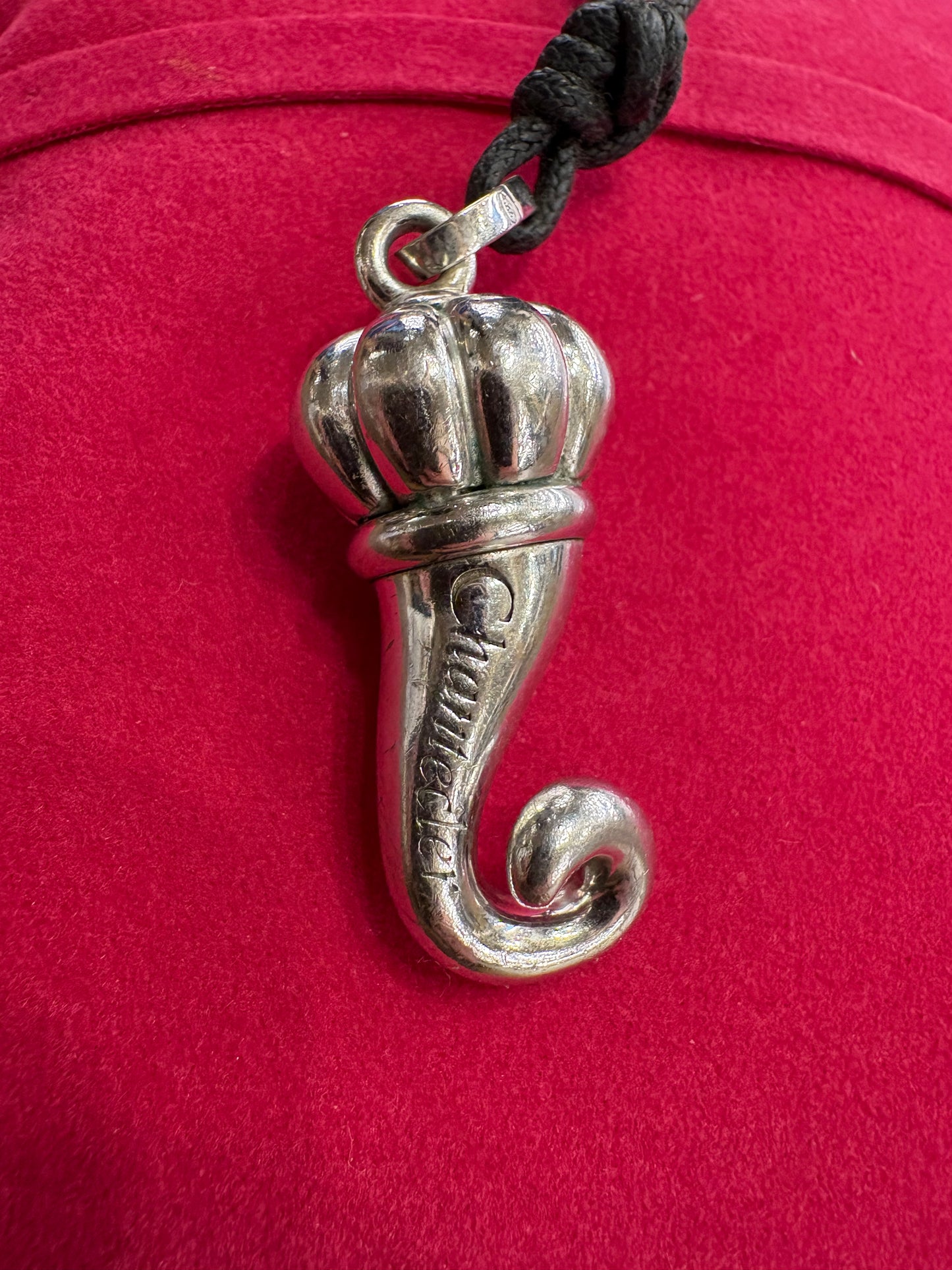 Chantecler Et Voilà Corno maxi in argento