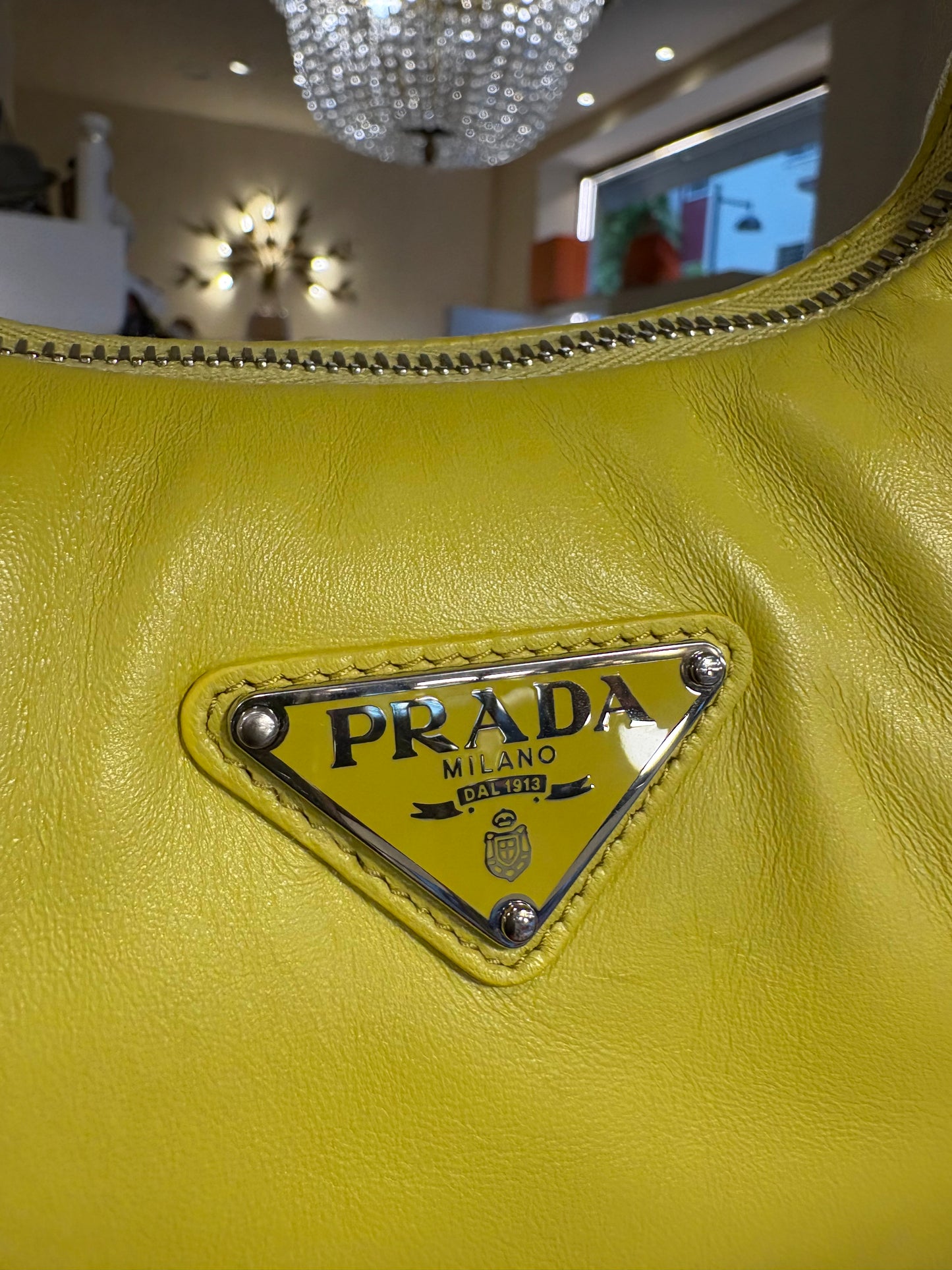 Prada borsa mini in nappa di pelle