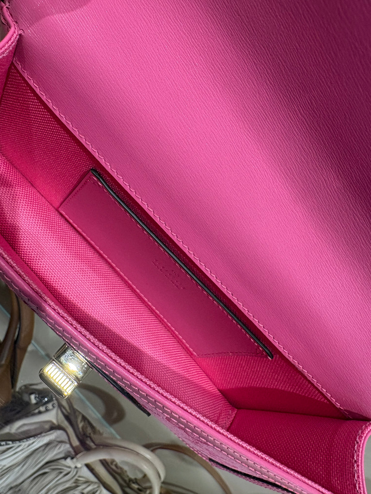 Gucci Borsa a Spalla Luce Mini in Tela GG Monogram Rose Dark Blossom. Nuova