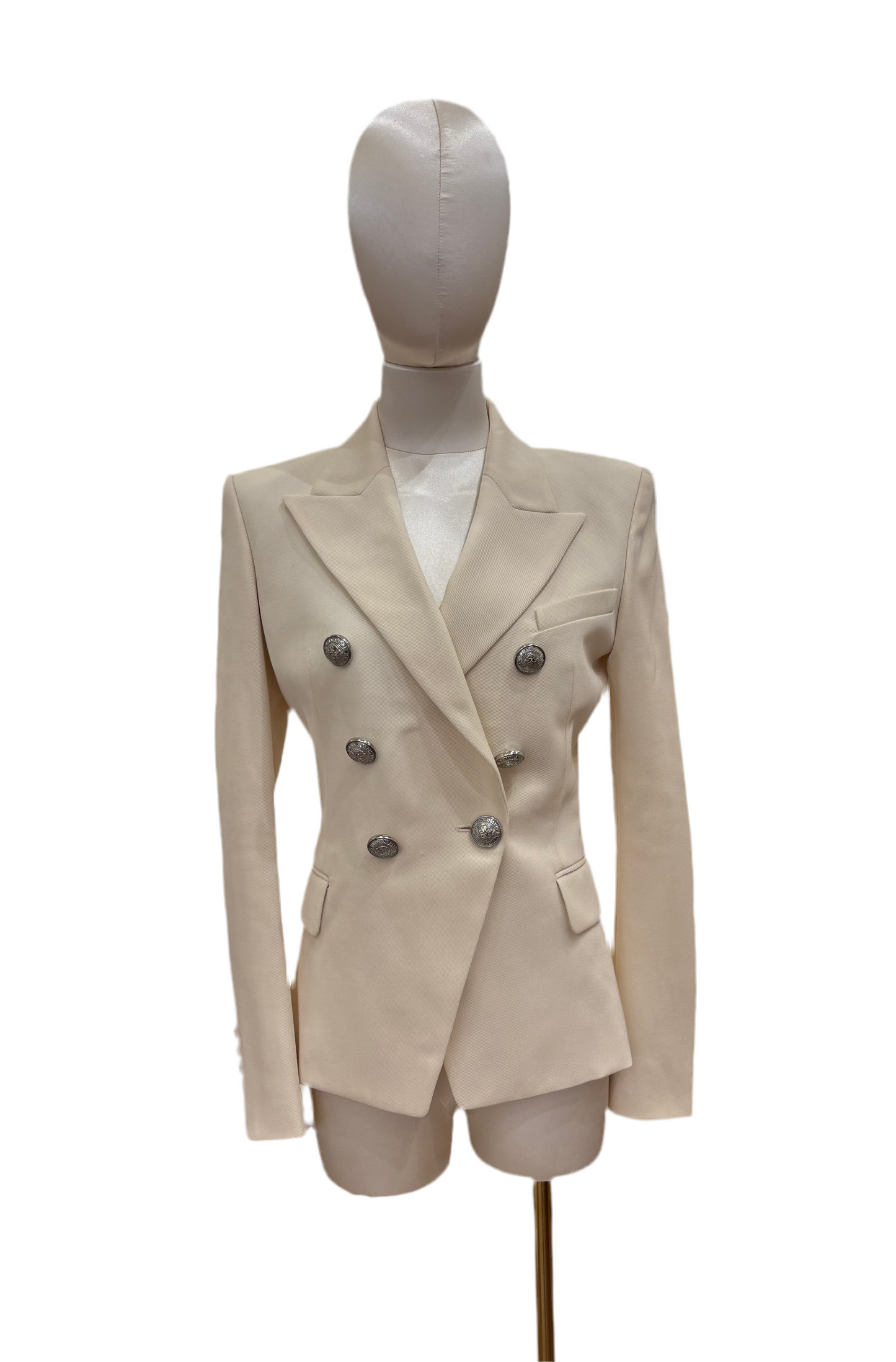 Balmain blazer doppio petto lana