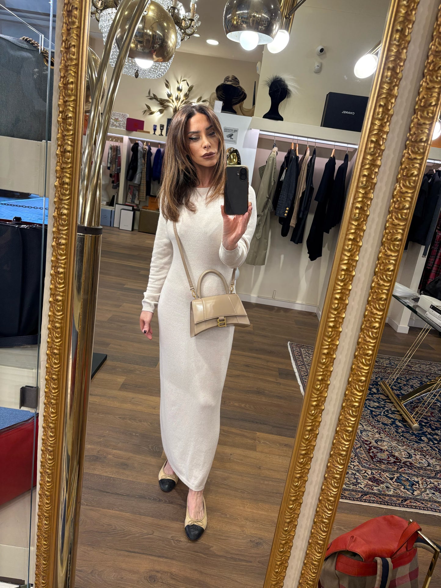 Balenciaga Hourglass Small: The Beige Heritage