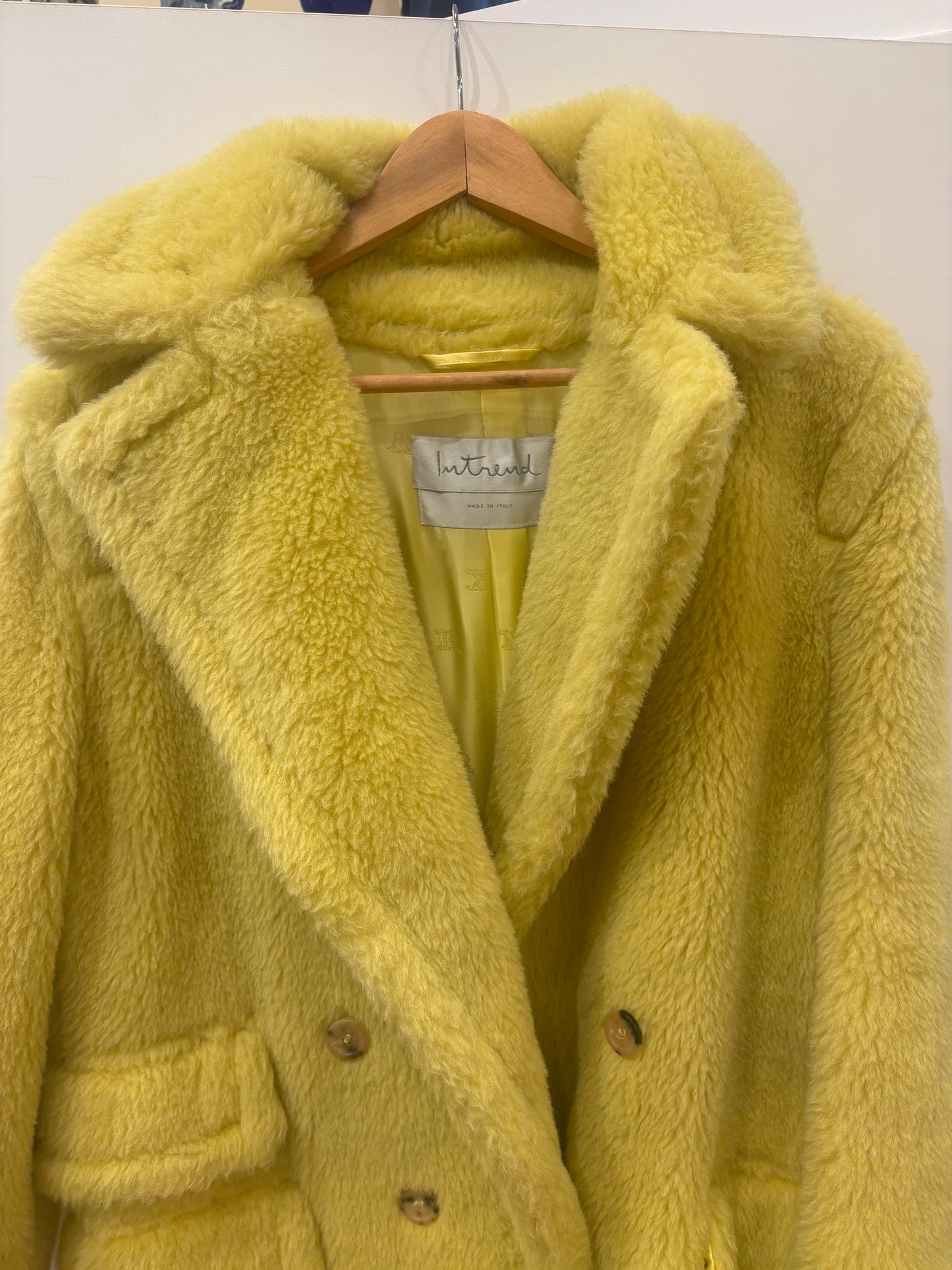 Intrend ( Max Mara ) teddy bear giallo oversize 38