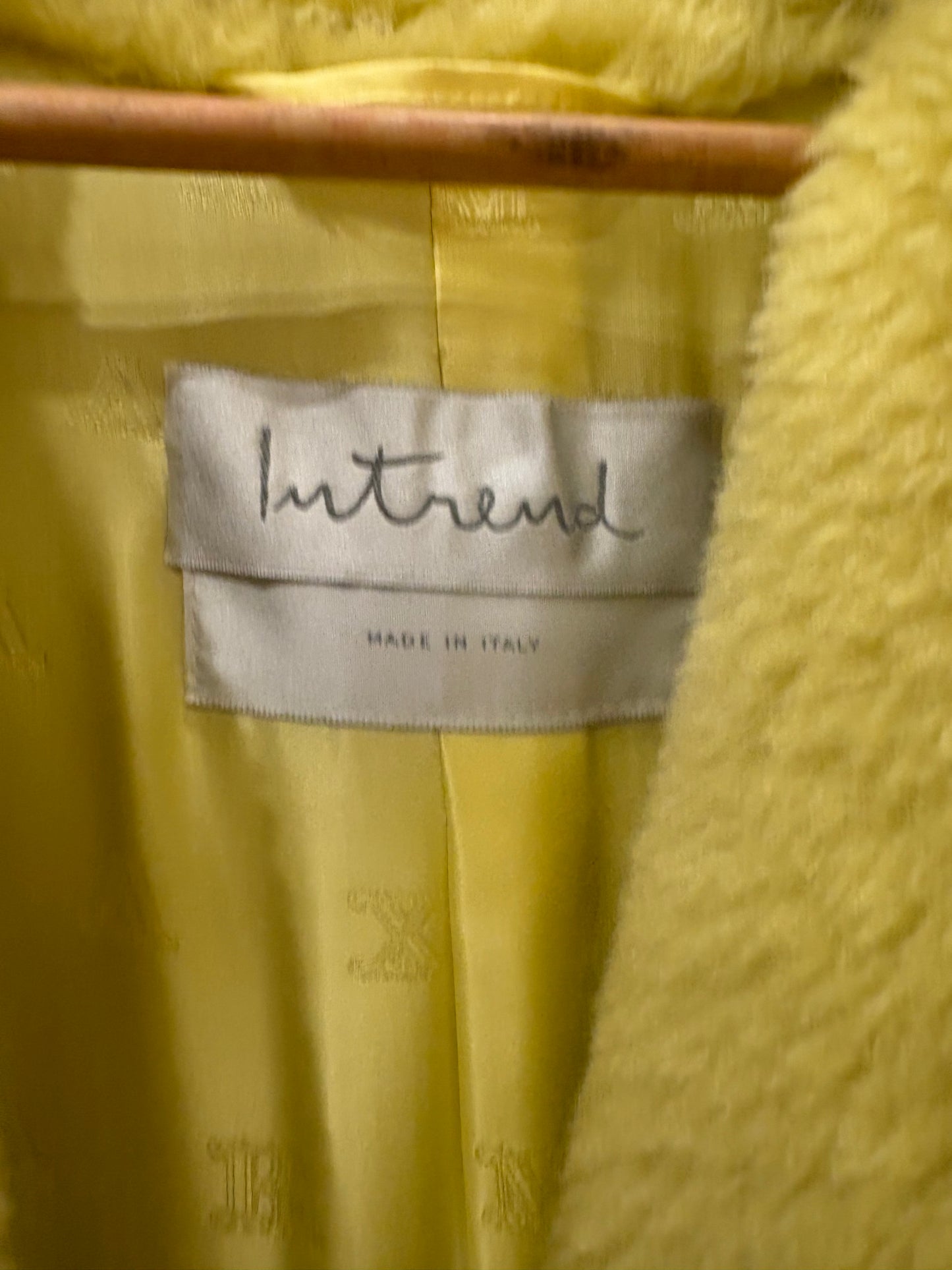 Intrend ( Max Mara ) teddy bear giallo oversize 38