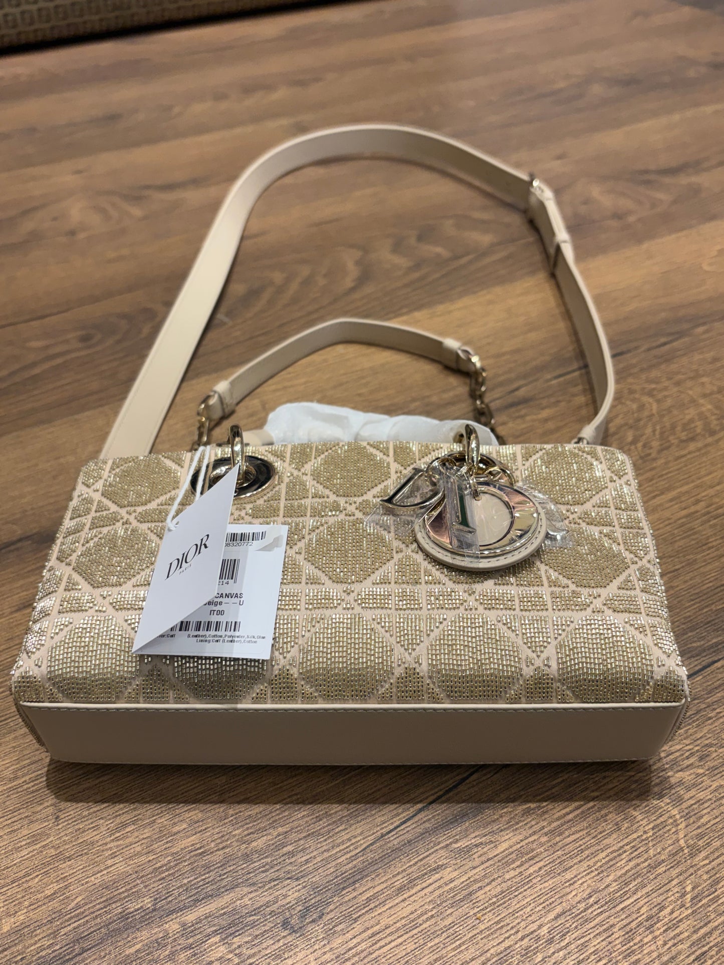 Dior piccola Lady D-Joy cannage ricami. Nuovo