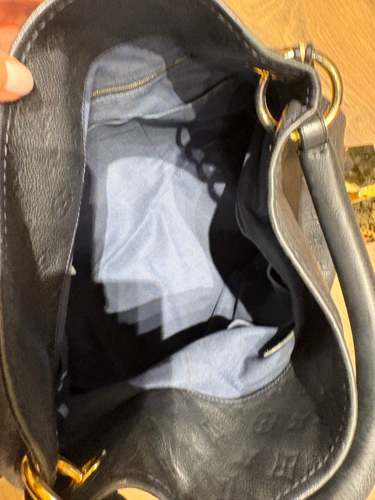 Louis Vuitton Artsy gm in pelle blu notte/midnight blue