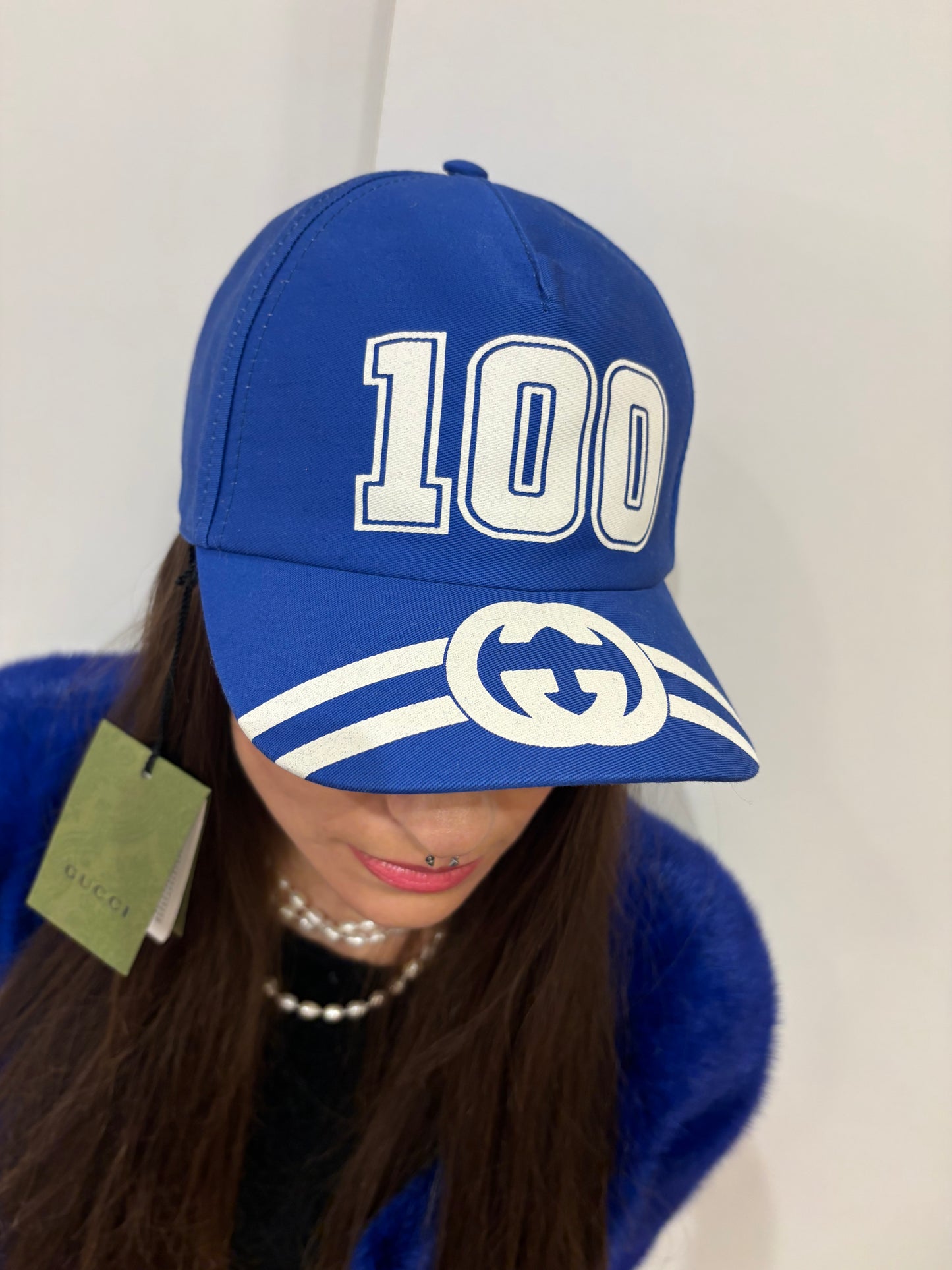 Gucci 100 Baseball Velcro Strap Cap