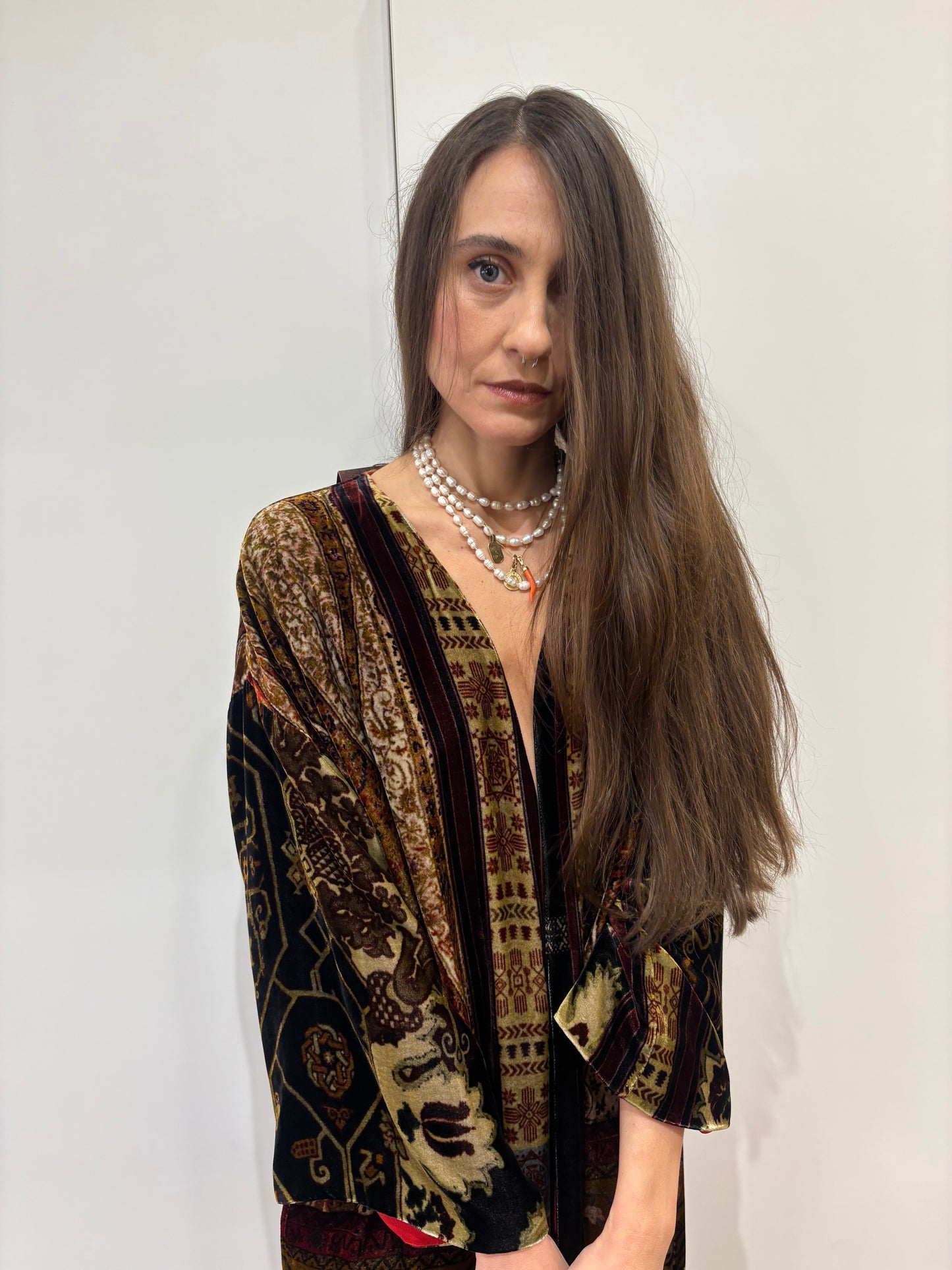 Etro soprabito velluto tgM nuovo