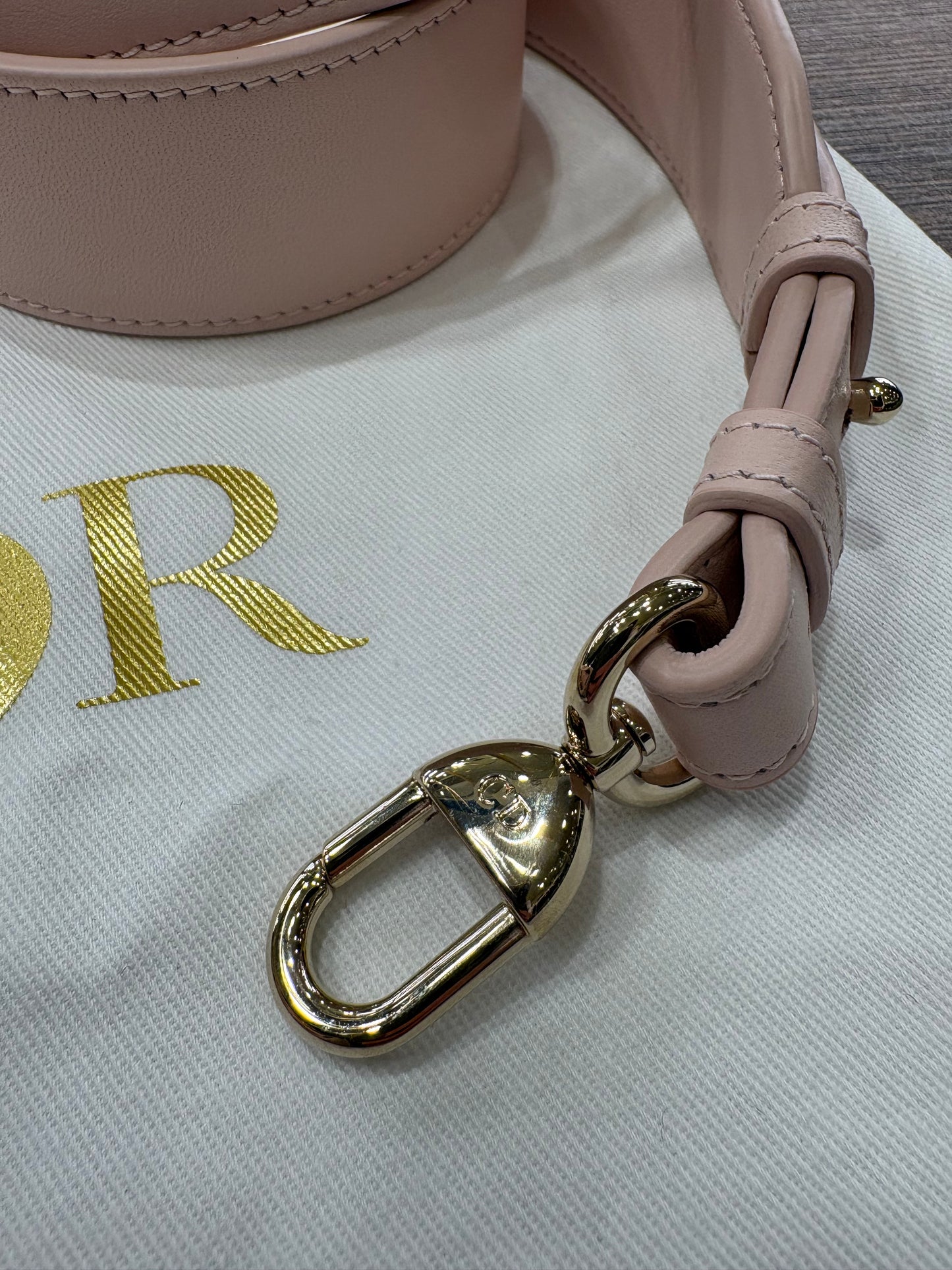 Dior Lady small in pelle cannage rosa hw gold