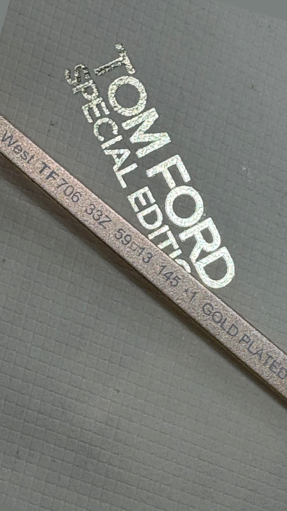 Tom Ford occhiali da sole special Edition gold plated