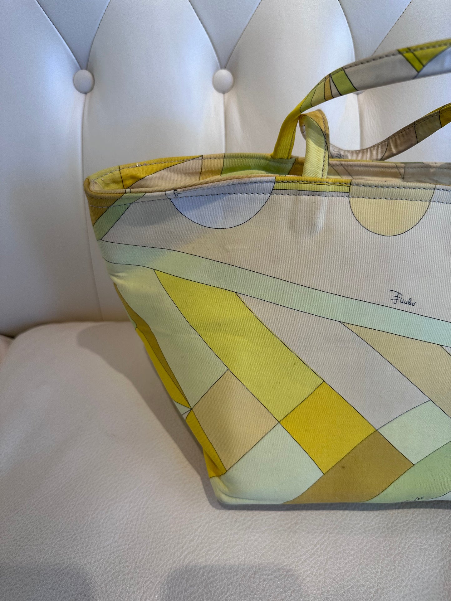 Emilio Pucci borsa a mano stampata