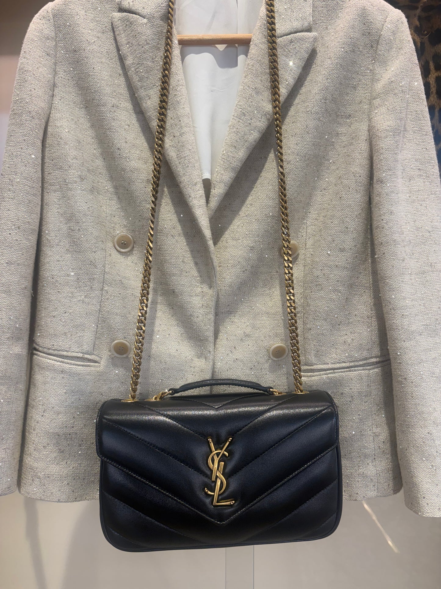 Ysl Loulou small pelle  di agnello trapuntata  . Nuova
