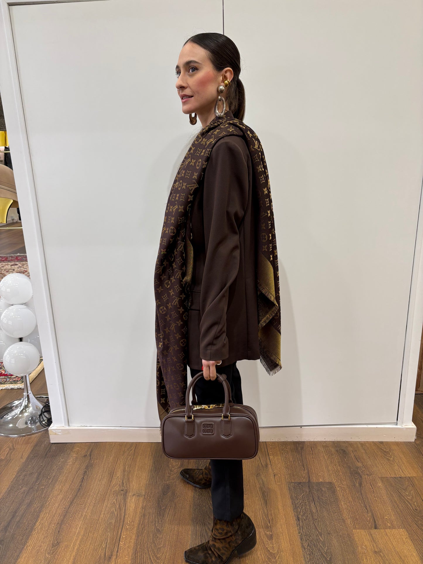 Miu Miu Arcadie Large colore radica . Nuova