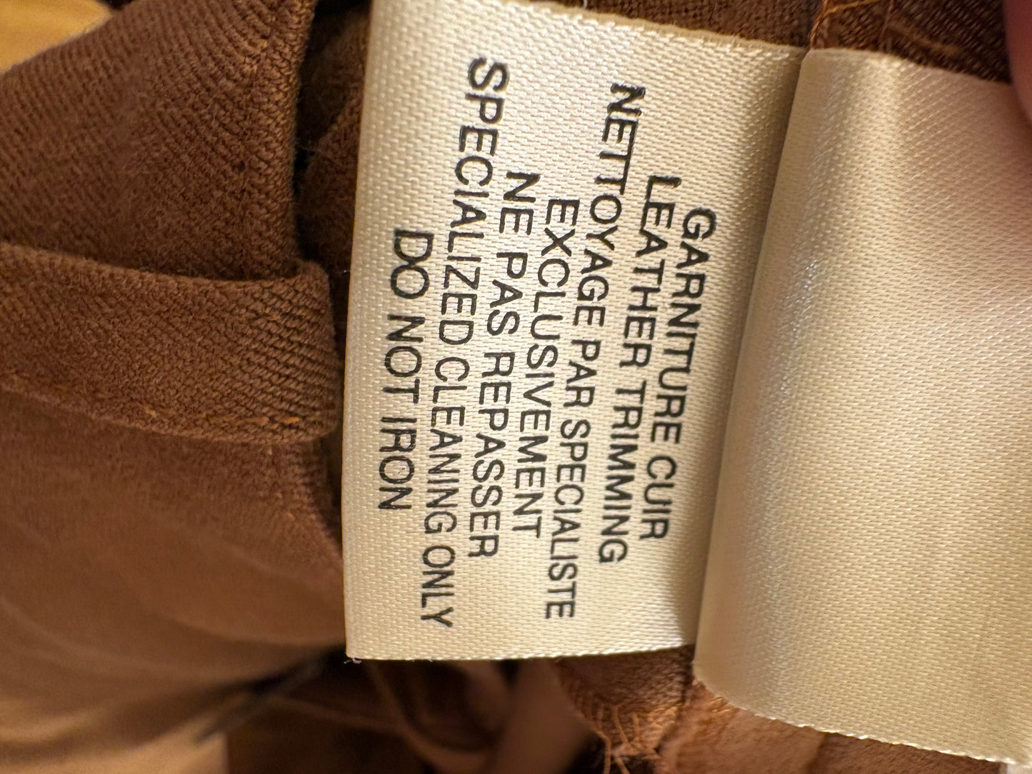 Hermès pantaloni cavallerizza cotone biscotto