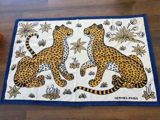 Hermès telo mare Léopards