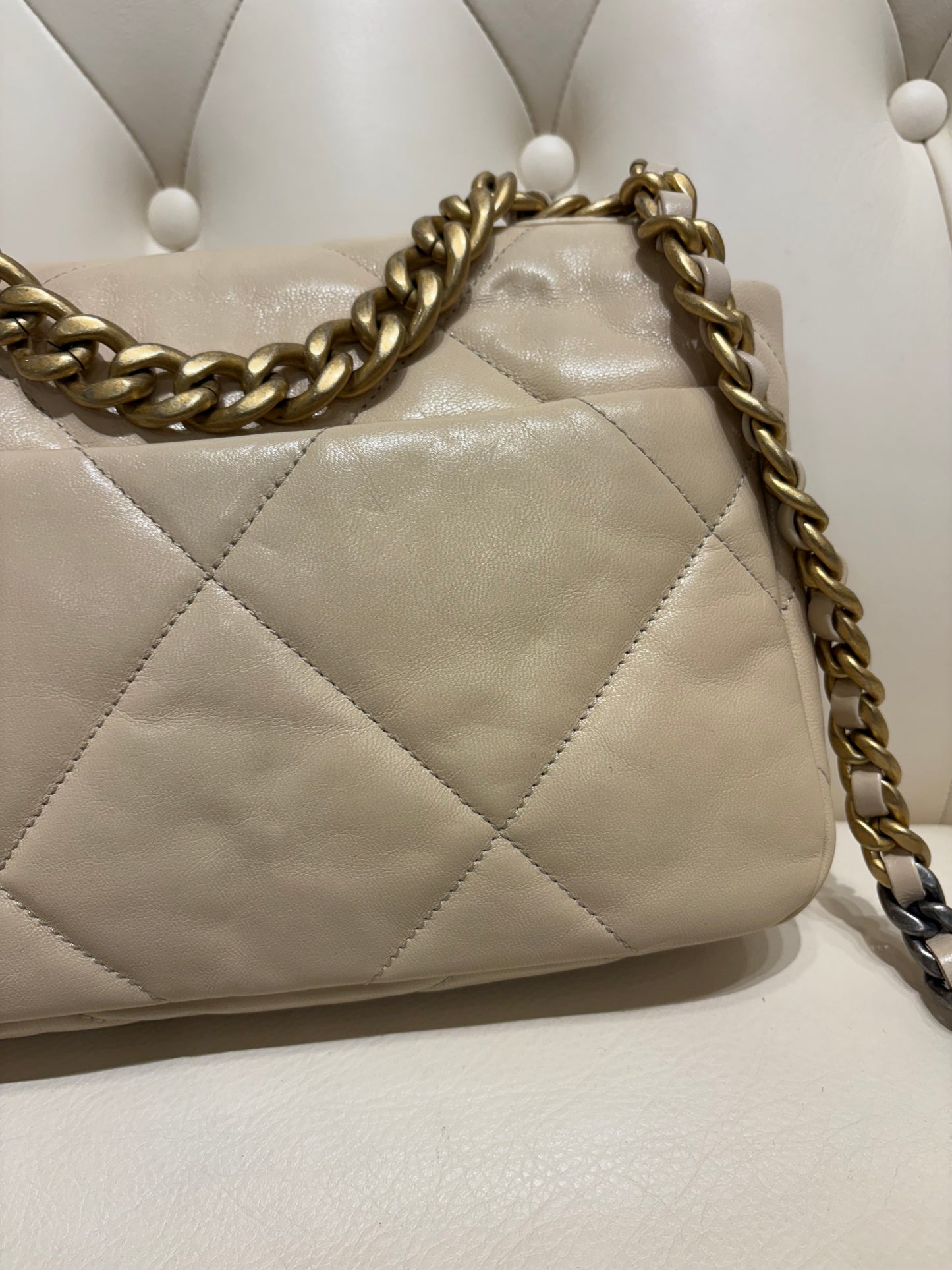 Chanel borsa  C19 small agnello