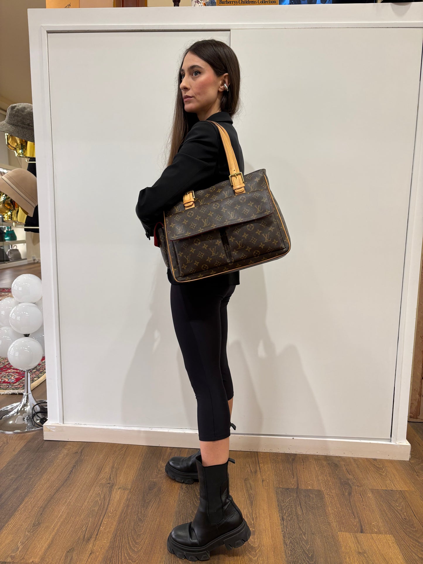 Louis Vuitton Cite’ in tela monogram e pelle a spalla