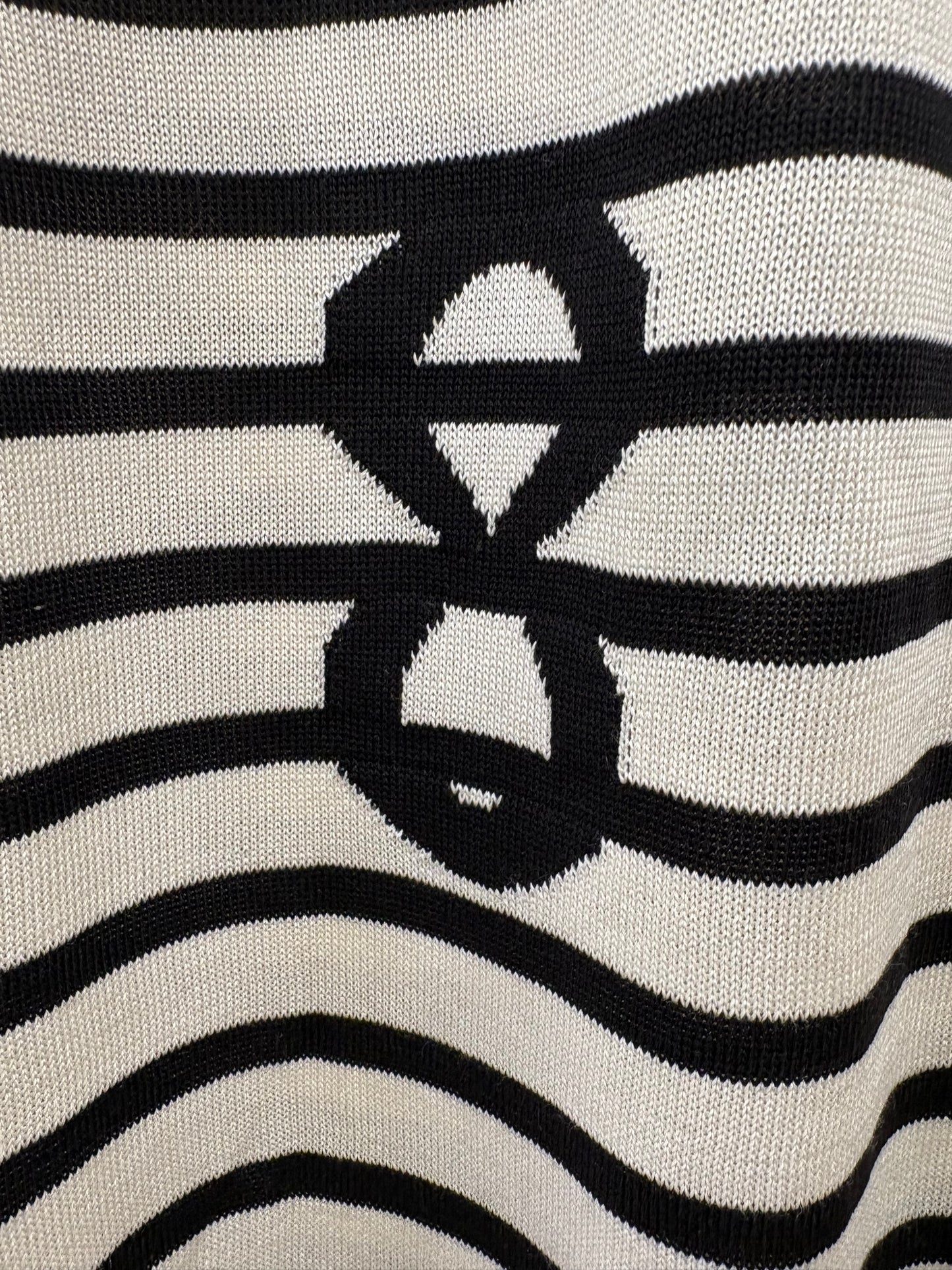 Dior maglia J’Adior 8 righe bianche e nere