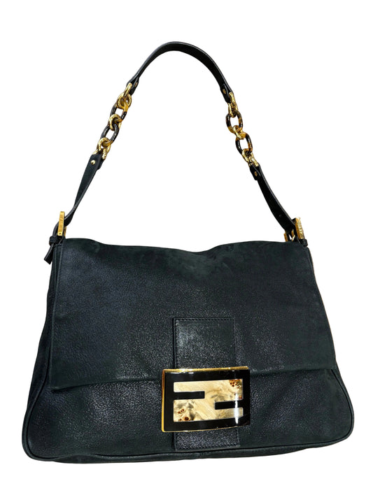 Fendi Mama borsa in morbida pelle lux a spalla