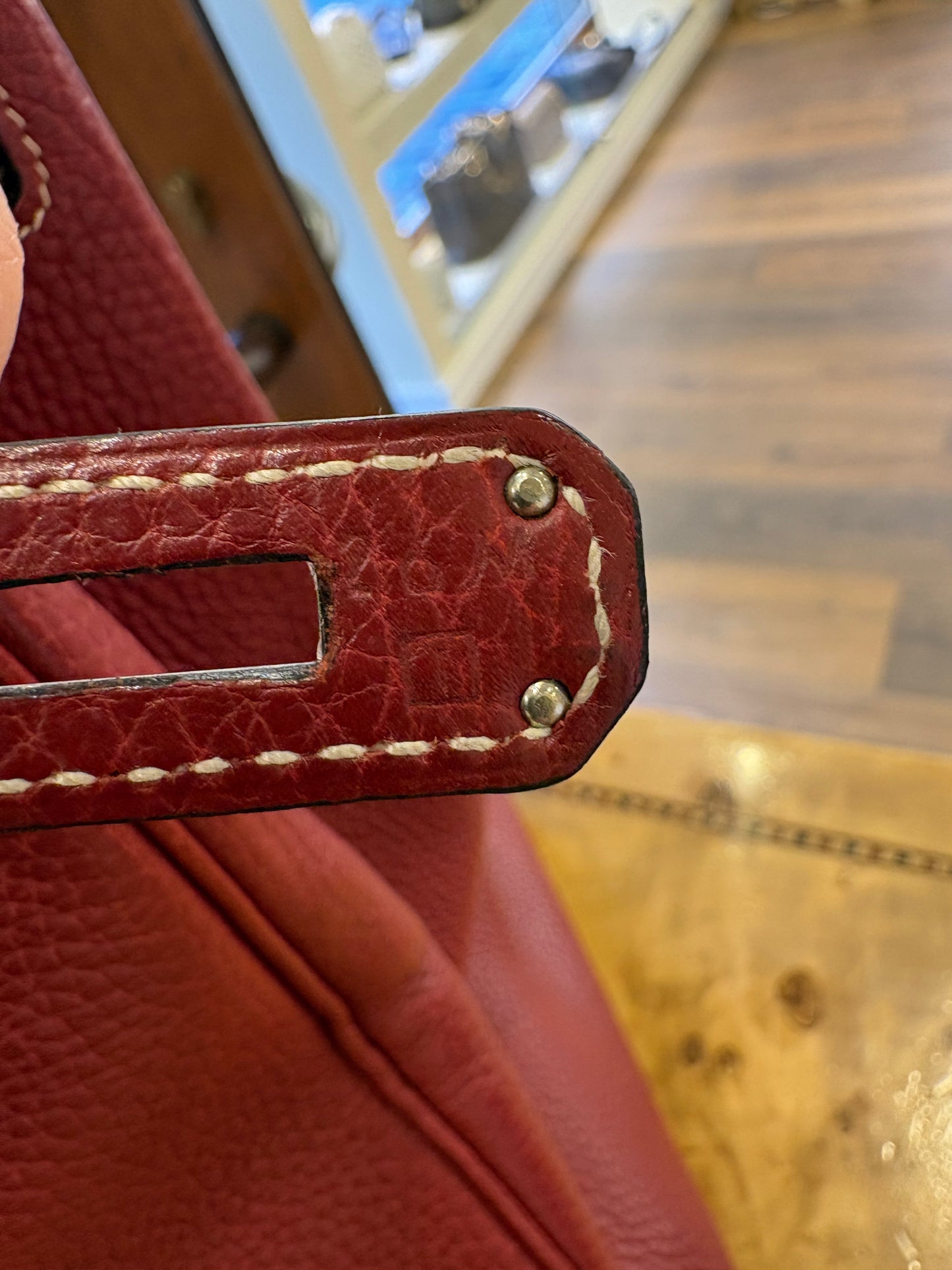 Hermès Paris Birkin 40 rouge granate hw gold