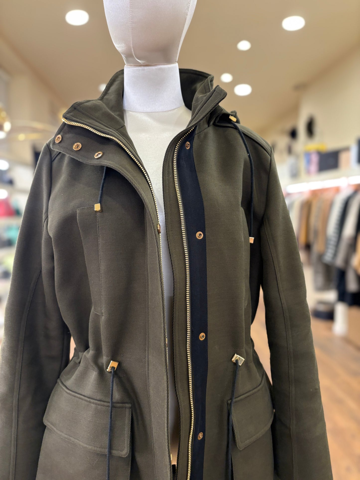 7 For All Mankind parka verde 42