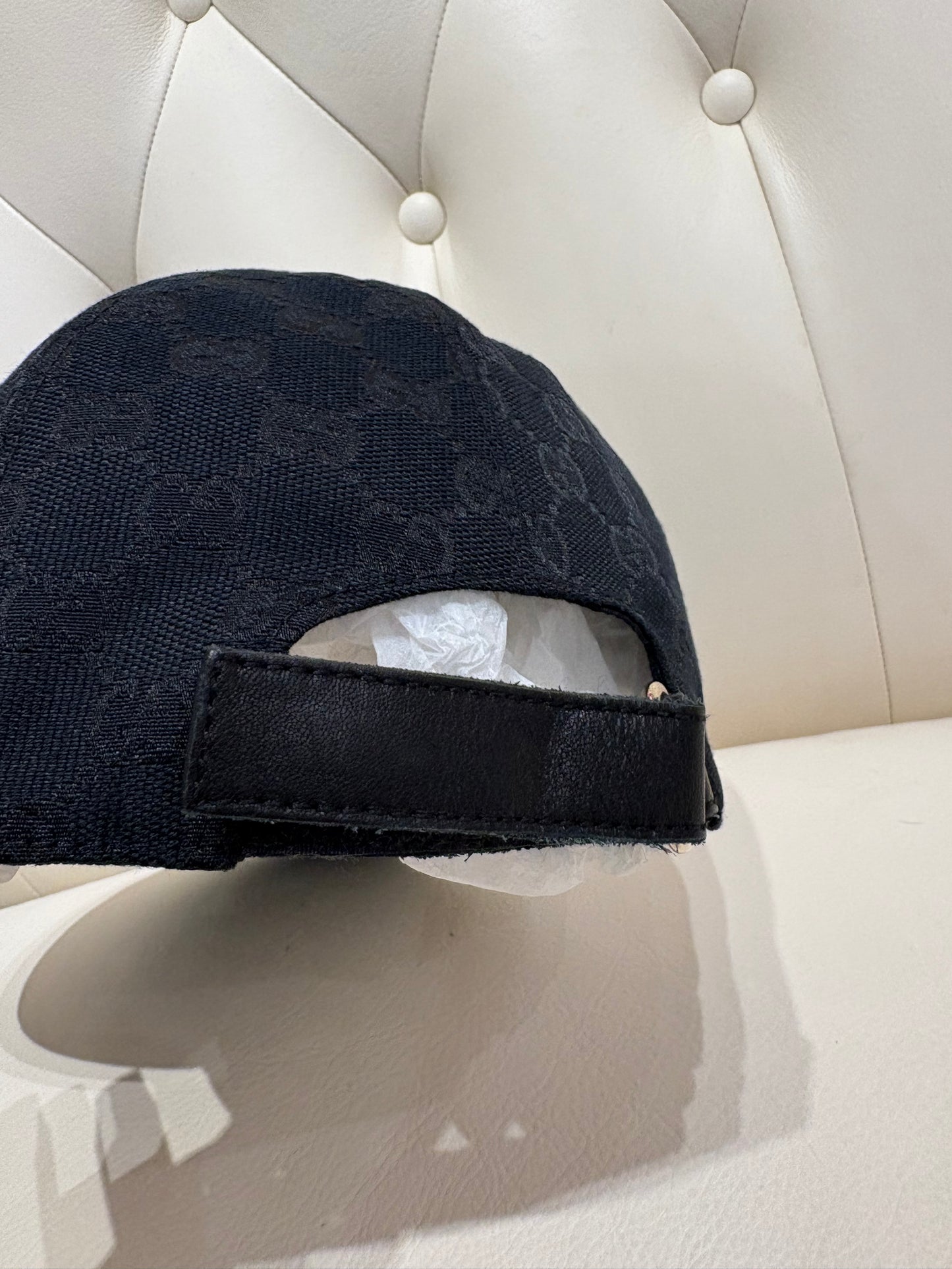 Gucci cappello in tela GG 56/57 mis S