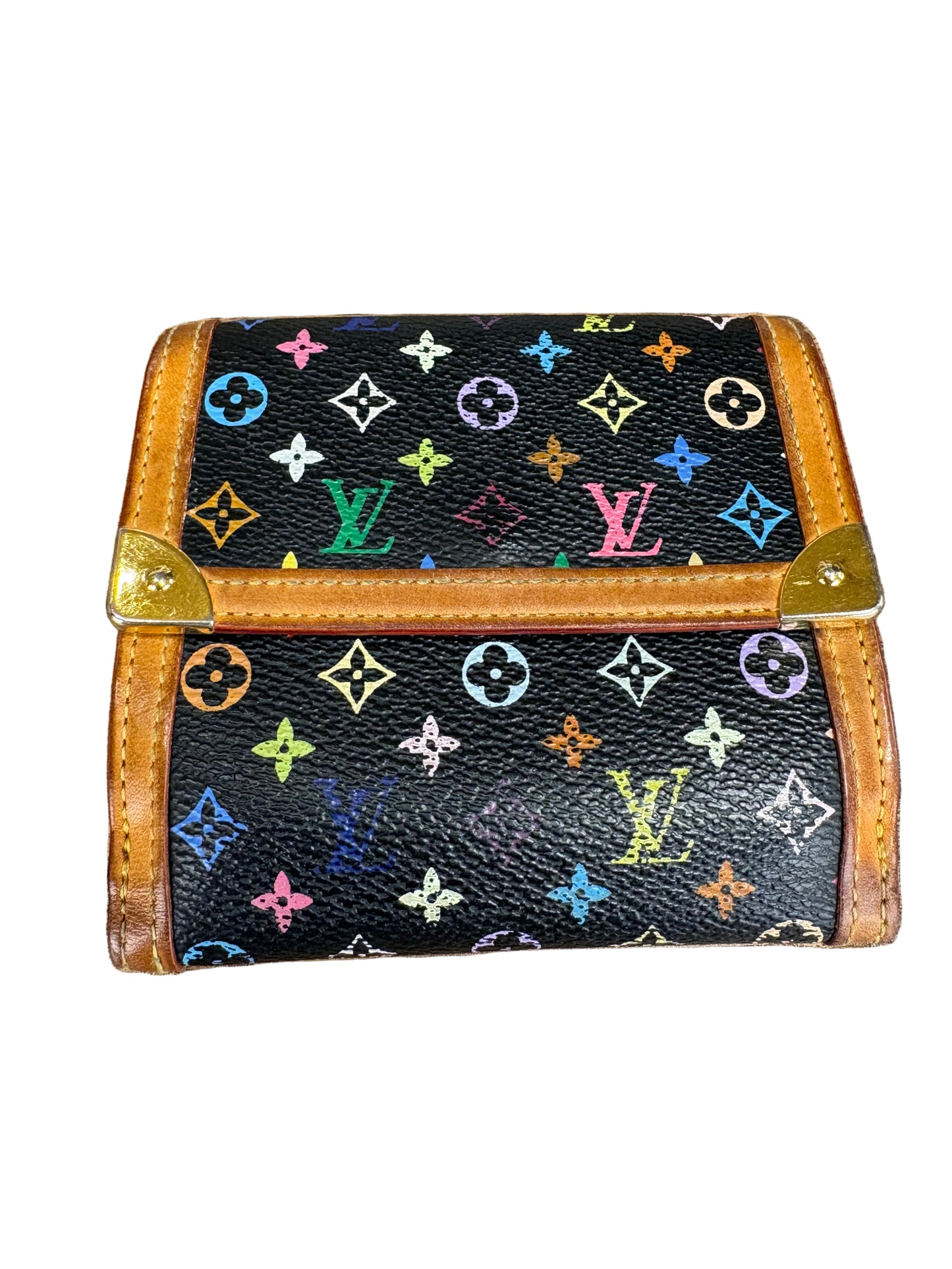 Louis Vuitton portafoglio Eugenie in tela multicolor