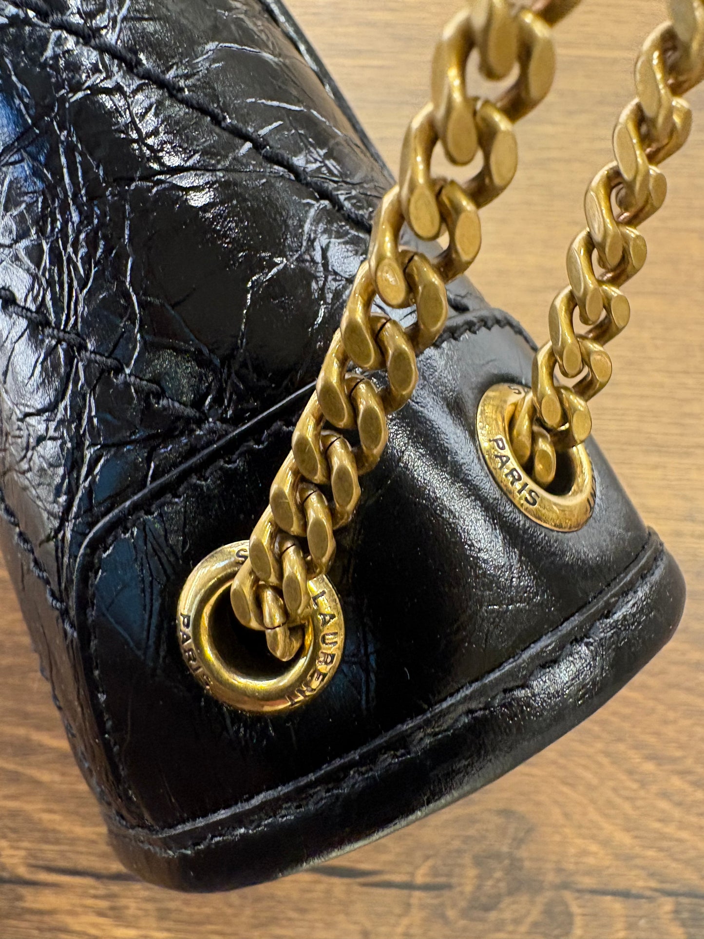SAINT LAURENT BORSA NIKI MINI IN PELLE VINTAGE