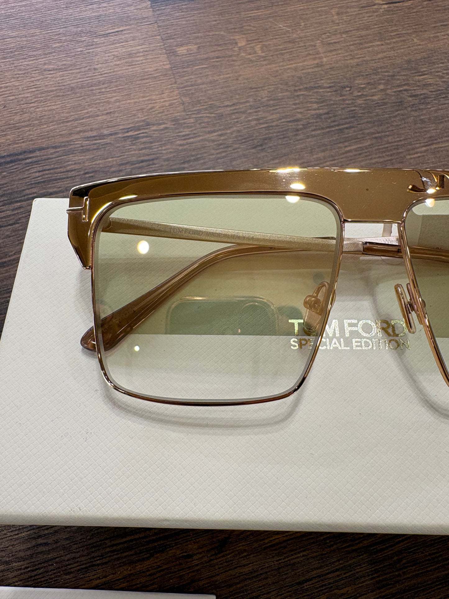 Tom Ford occhiali da sole special Edition gold plated