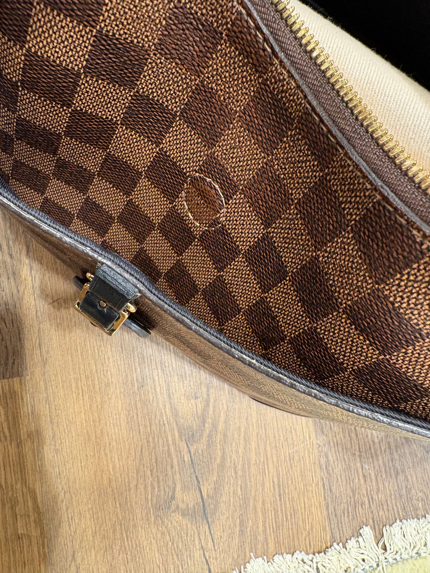 Louis Vuitton Odeon in tela damier e pelle