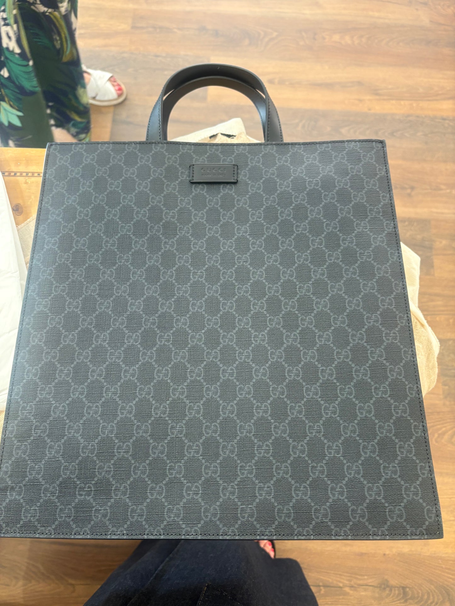 Borsa Tote Gucci GG Supreme con Tracolla Web