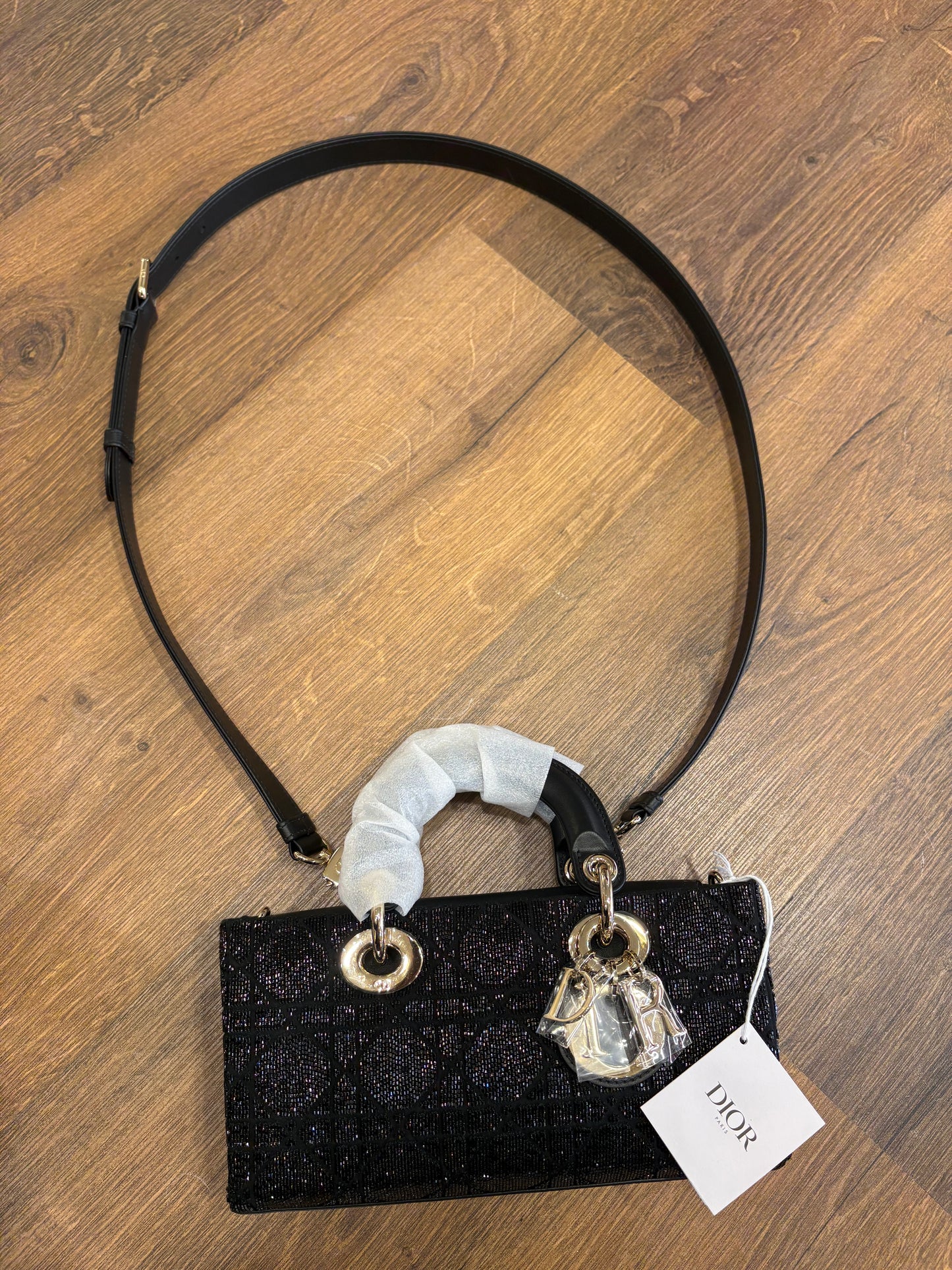 Dior piccola Lady D-Joy cannage ricami. Nuovo