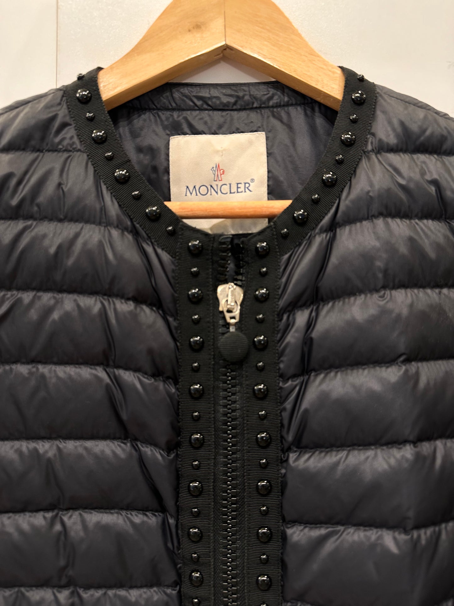 Moncler nero mezzo peso