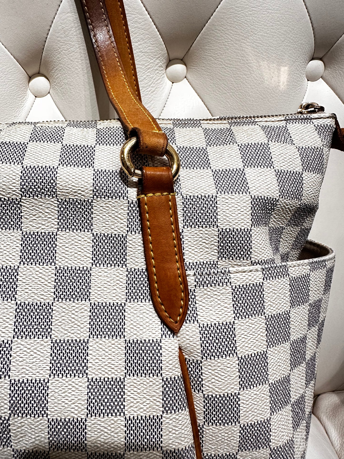 Louis Vuitton Totally in tela damier azur