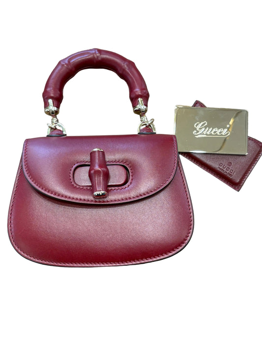 Mini Borsa Gucci Bamboo 1947. Nuovo