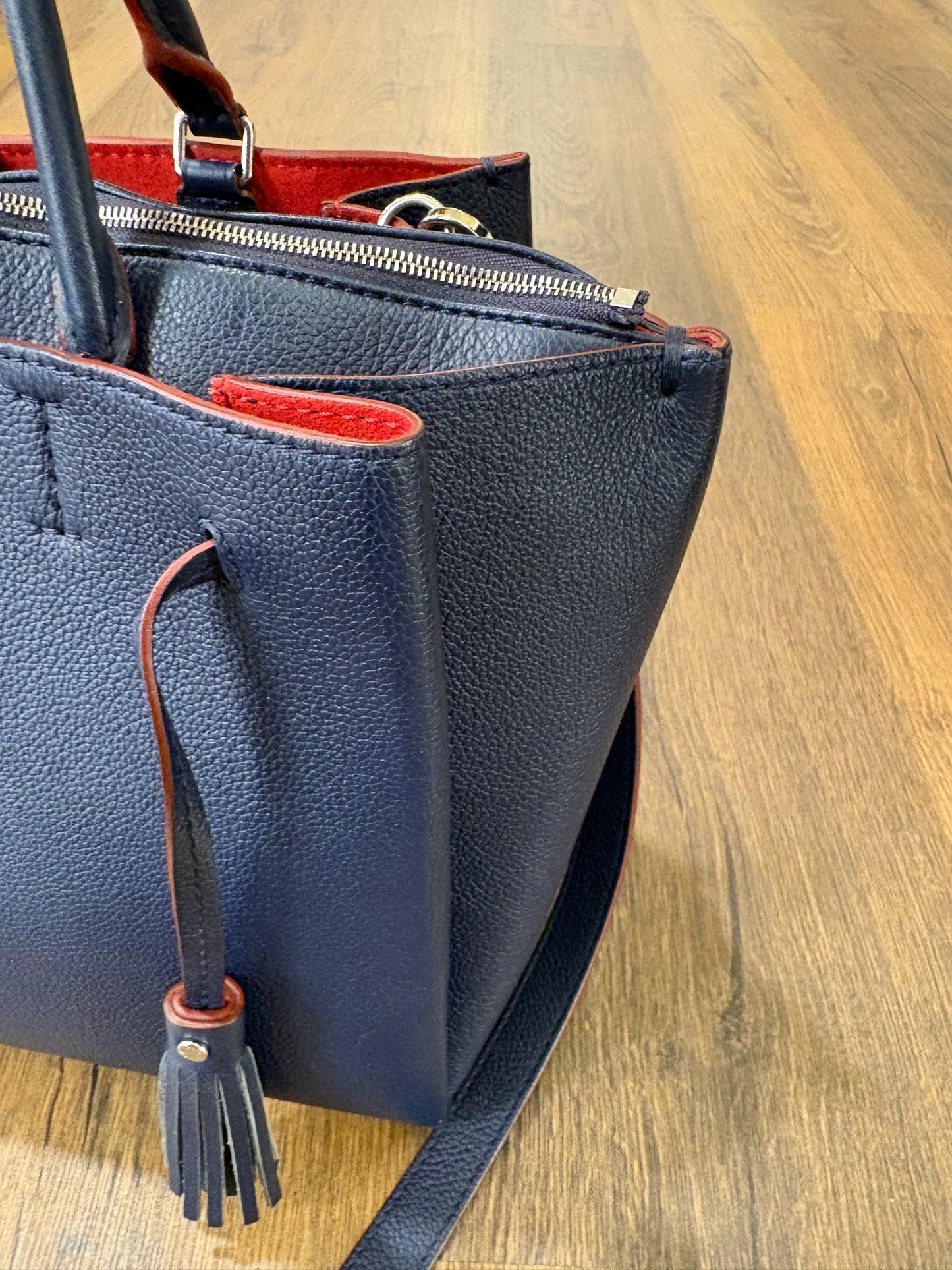 Louis Vuitton LockMe To in pelle azzurra