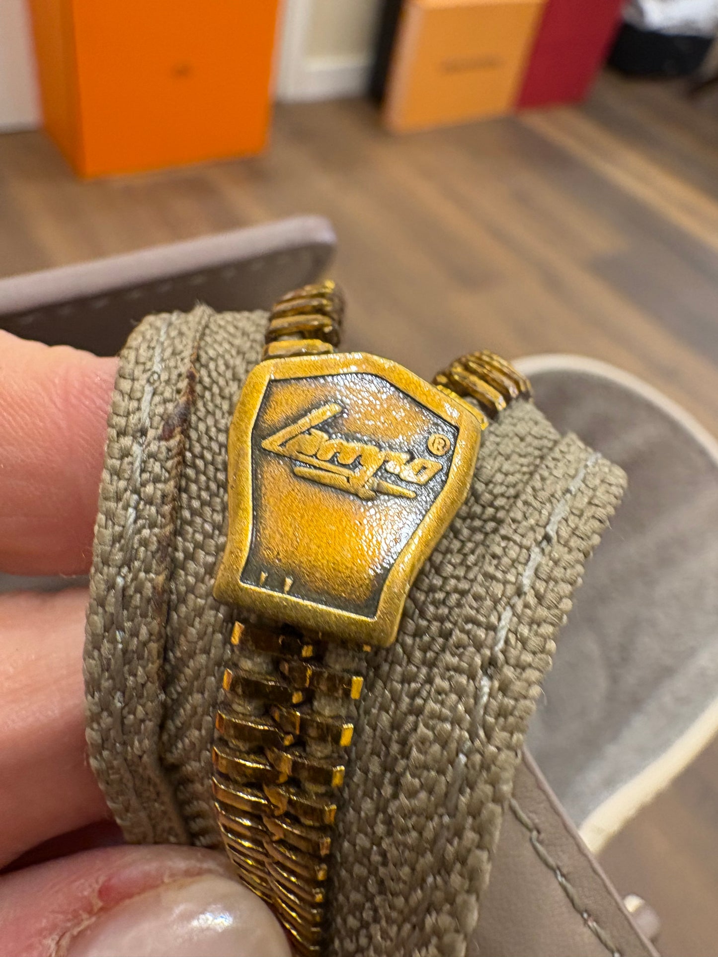 Céline Phantom tricolor in pelle