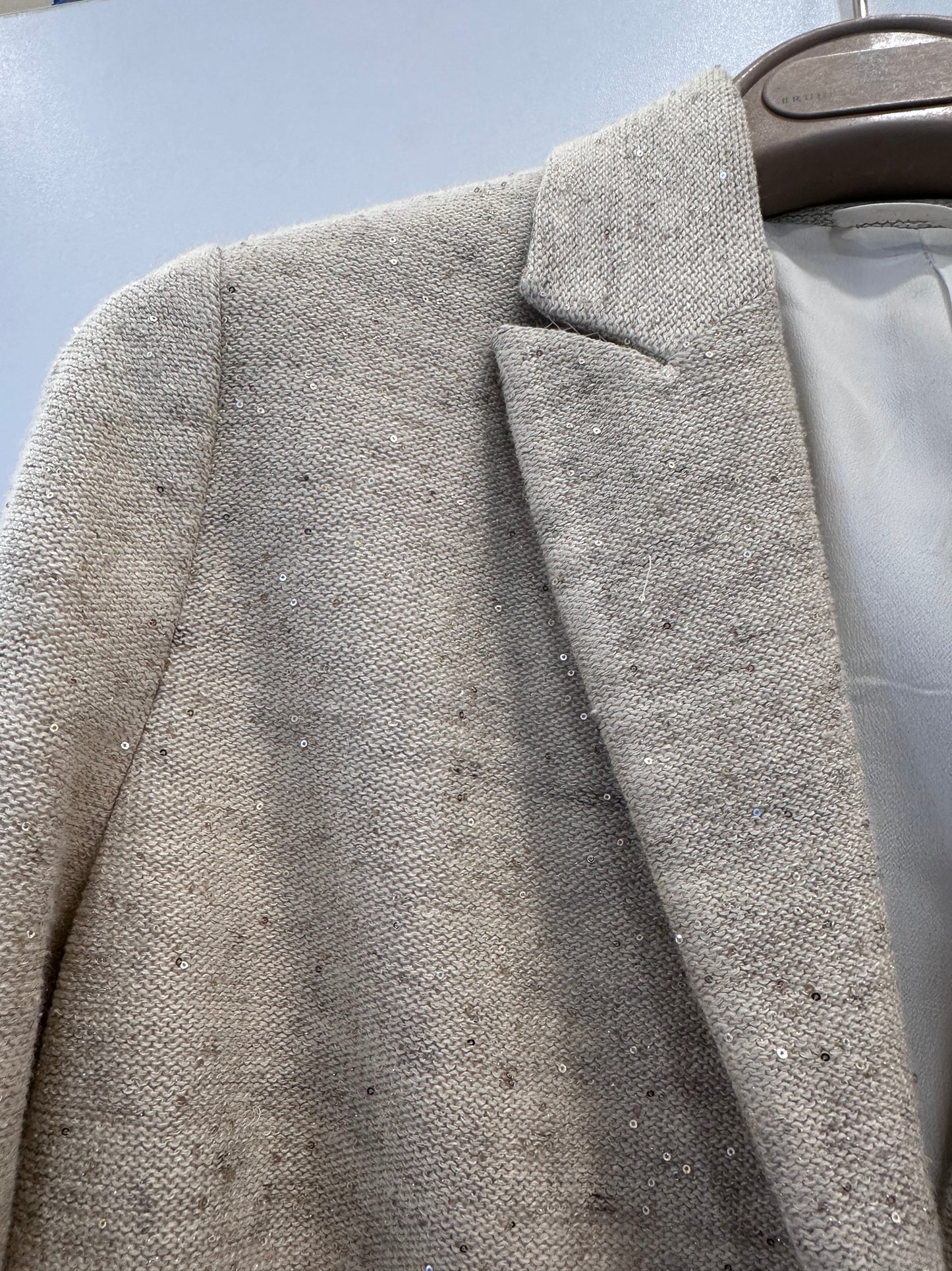 Brunello Cucinelli blazer lino e seta 40