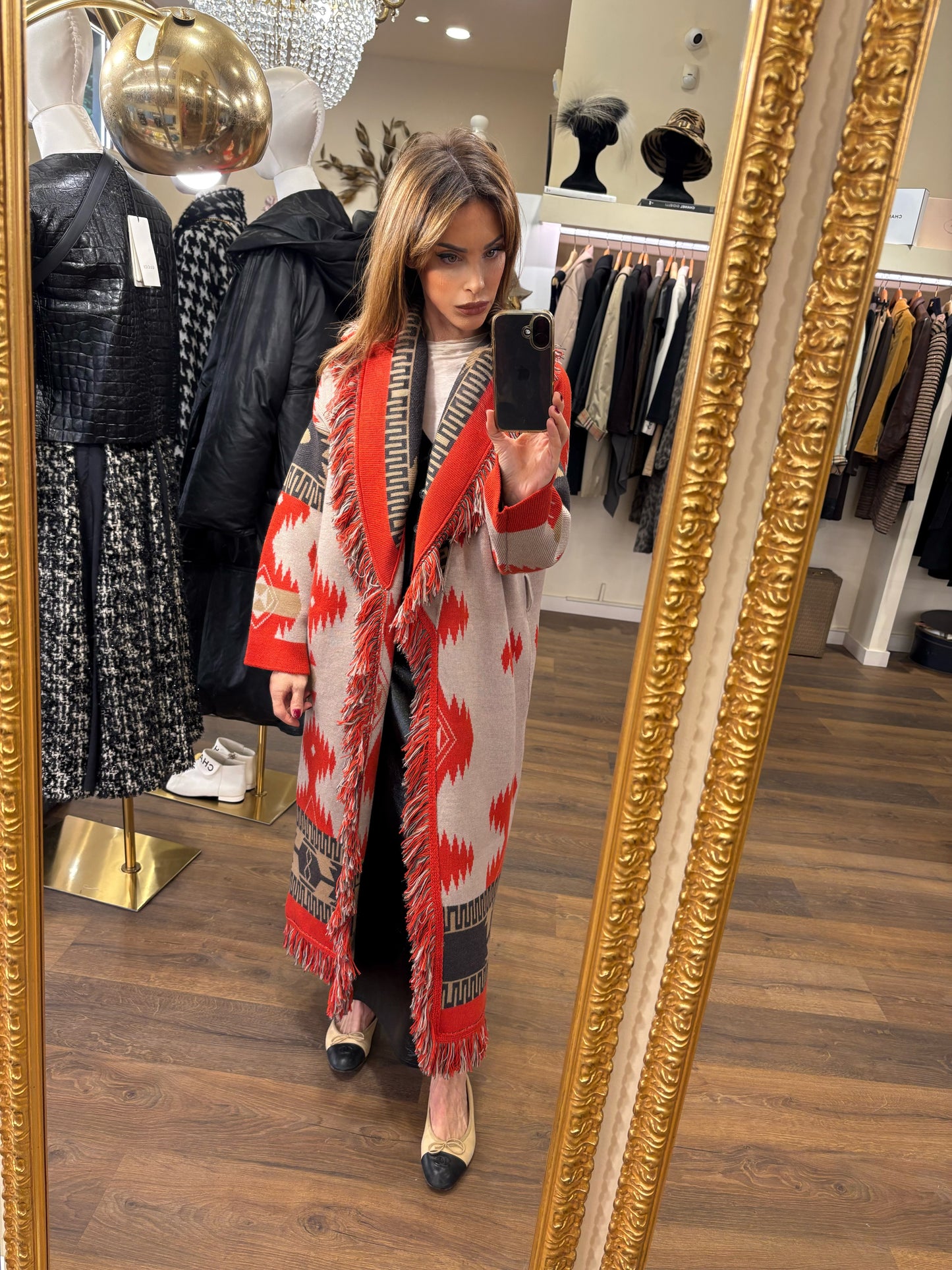 Alanui cardigan  Icon jacquard cashmere xs