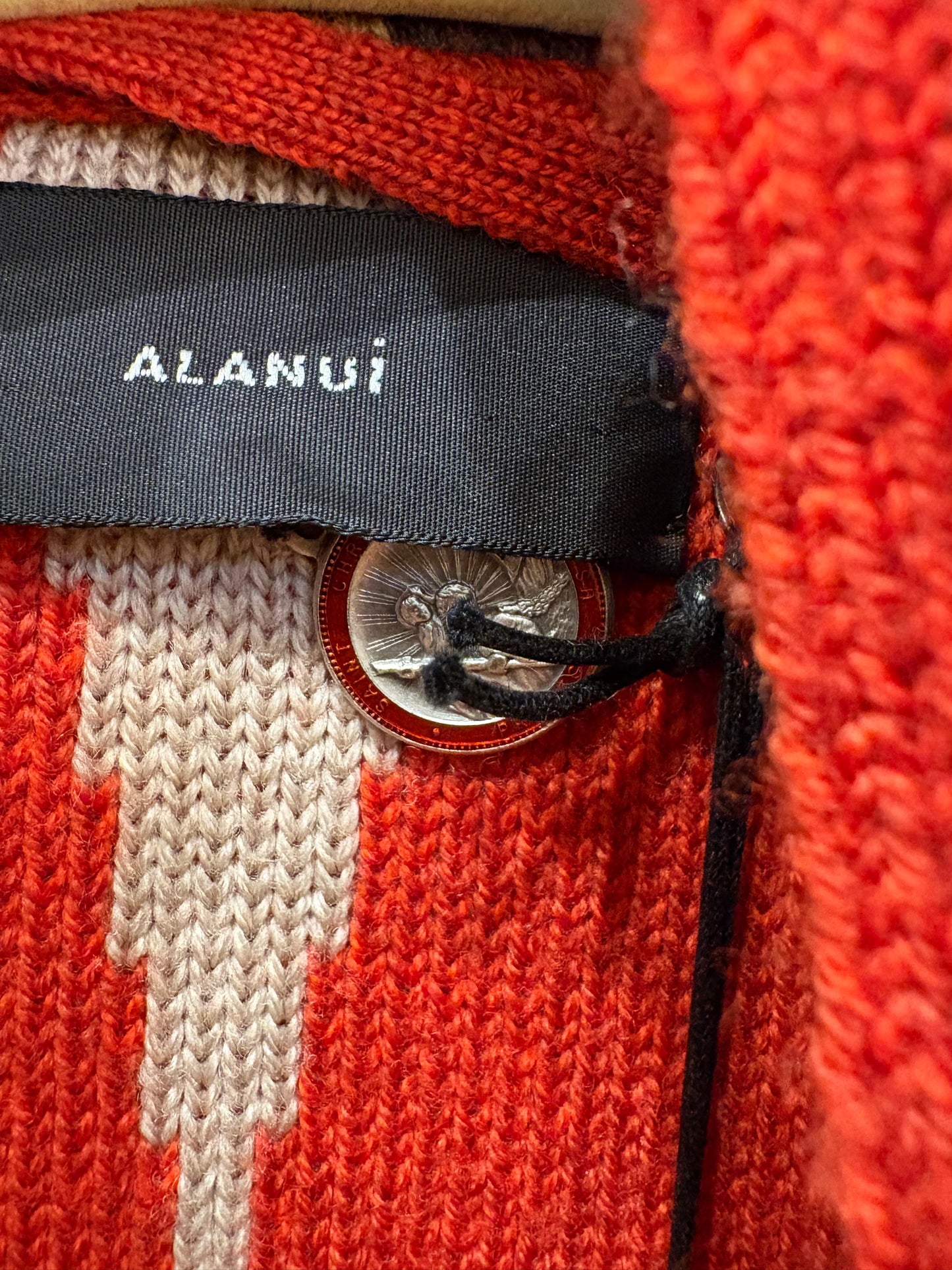 Alanui cardigan  Icon jacquard cashmere xs