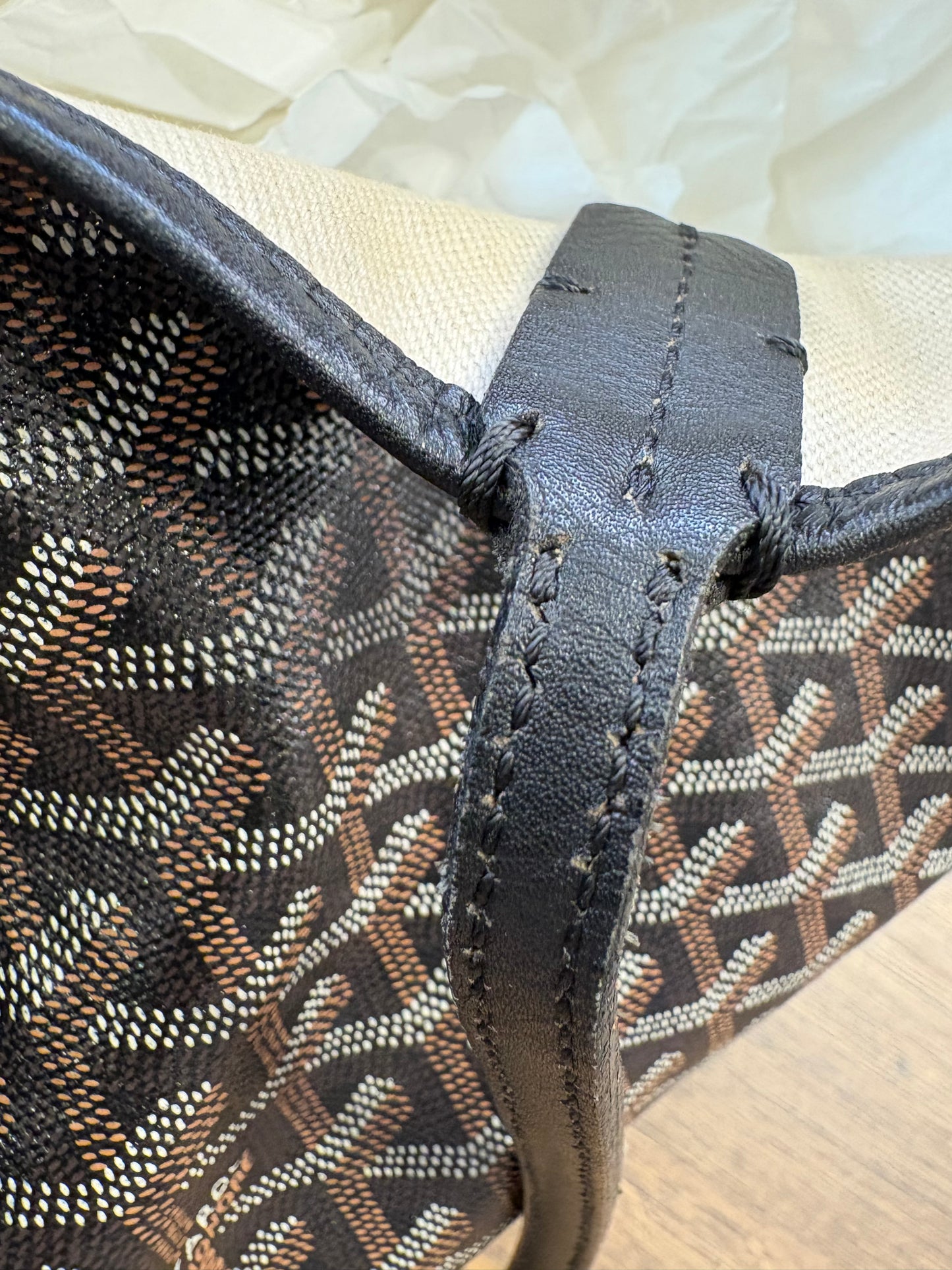 Goyard Saint Louis GM nero/marrone